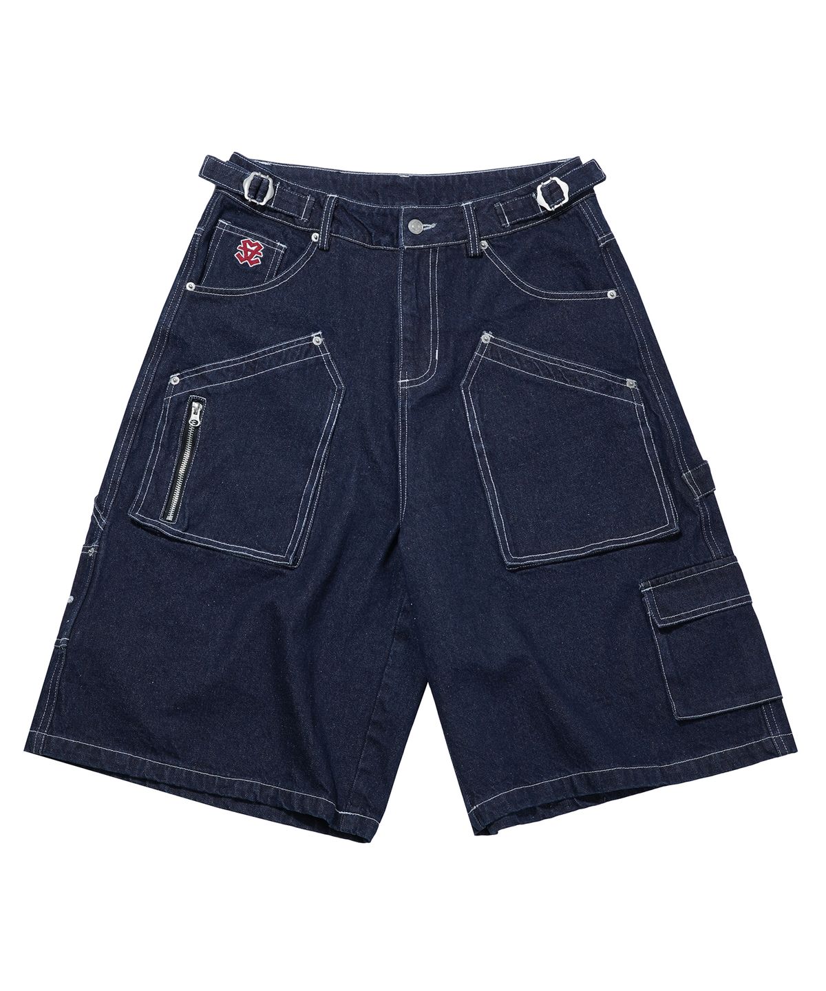 플레이버리즘(FLAVORISM) Carpenter Bermuda Denim Pants [Indigo]
