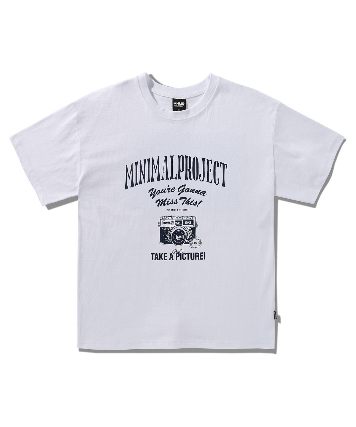 미니멀프로젝트(MINIMALPROJECT) 캡처 모먼트 피그먼트 반팔티셔츠 MST167 [WHITE]