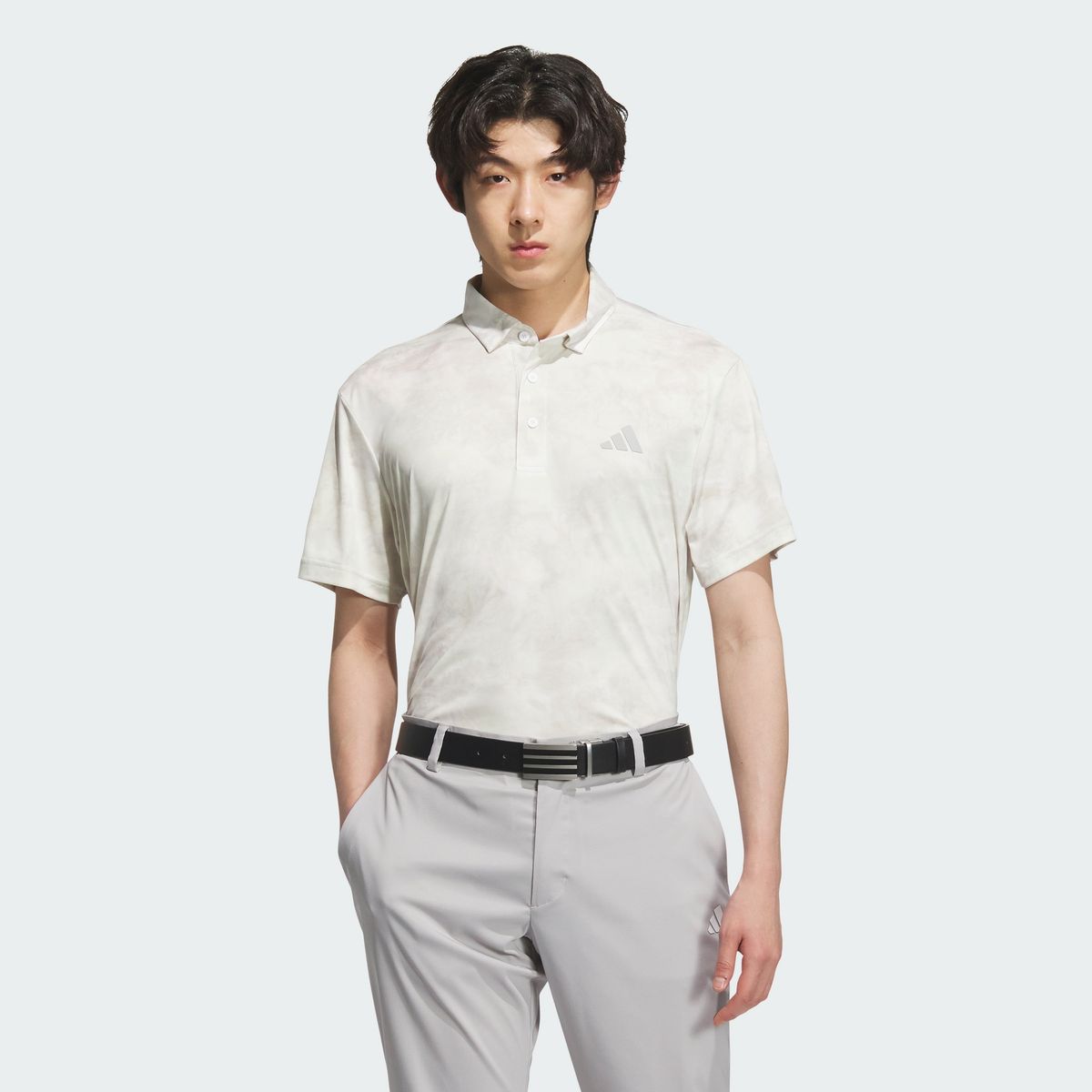 아디다스 골프(ADIDAS GOLF) 올오버 프린트 반팔 폴로 셔츠 JE7142