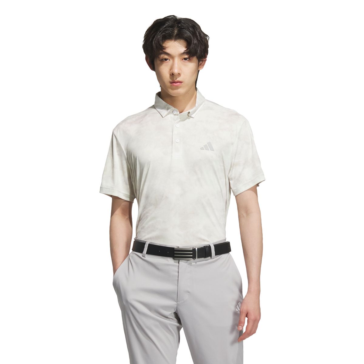 아디다스 골프(ADIDAS GOLF) 올오버 프린트 반팔 폴로 셔츠 JE7142