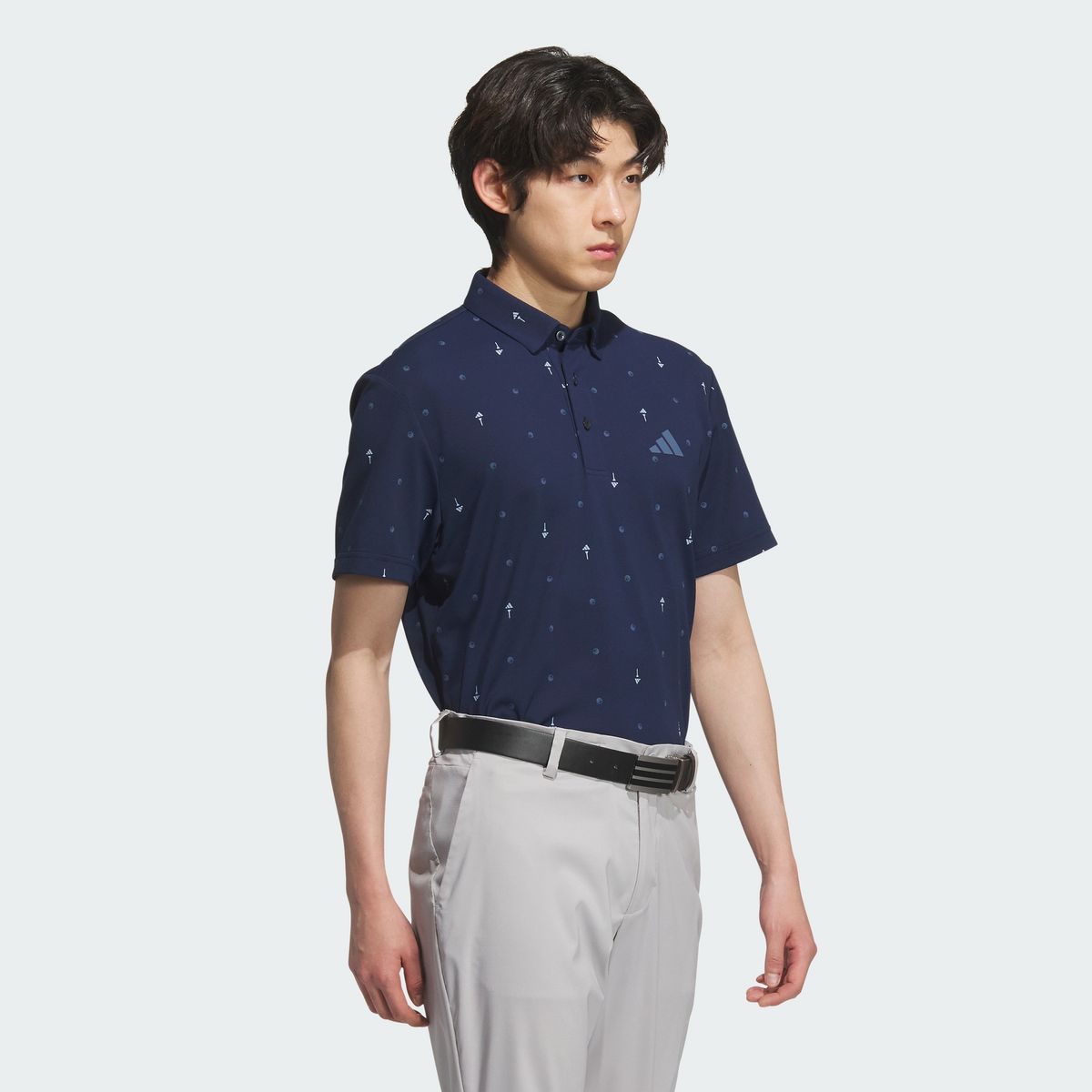 아디다스 골프(ADIDAS GOLF) PG 모노그램 반팔 폴로 셔츠 JF6300