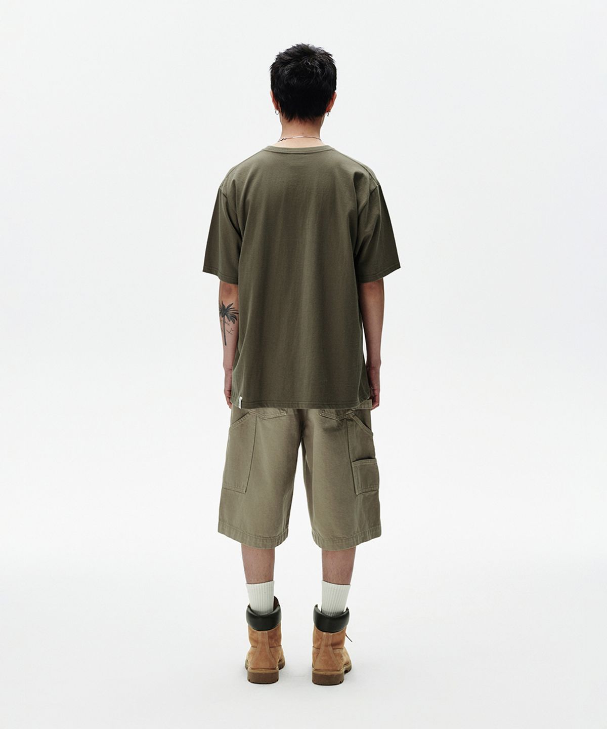 마하그리드(MAHAGRID) NOWHERE TEE BROWN(MG2FMMT534A)