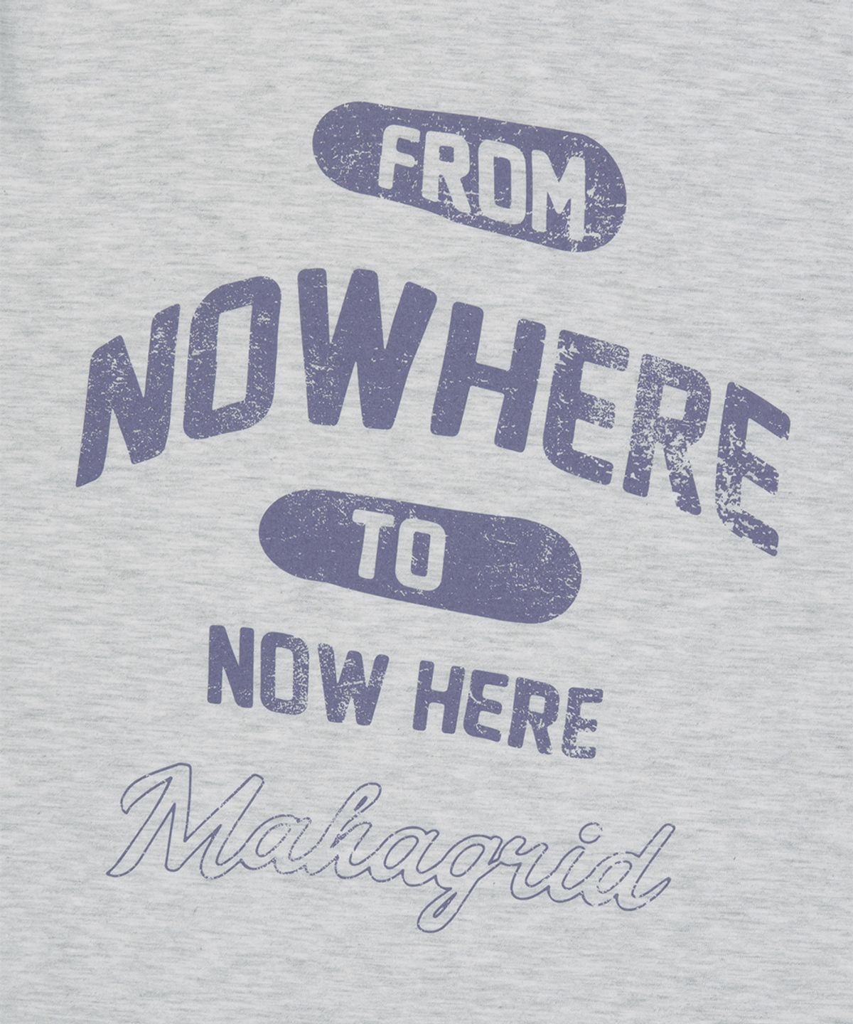 마하그리드(MAHAGRID) NOWHERE TEE LIGHT GREY(MG2FMMT534A)