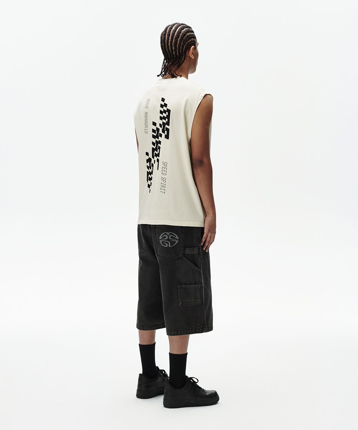 마하그리드(MAHAGRID) TECH PIGMENT SLEEVELESS IVORY(MG2FMMT543A)