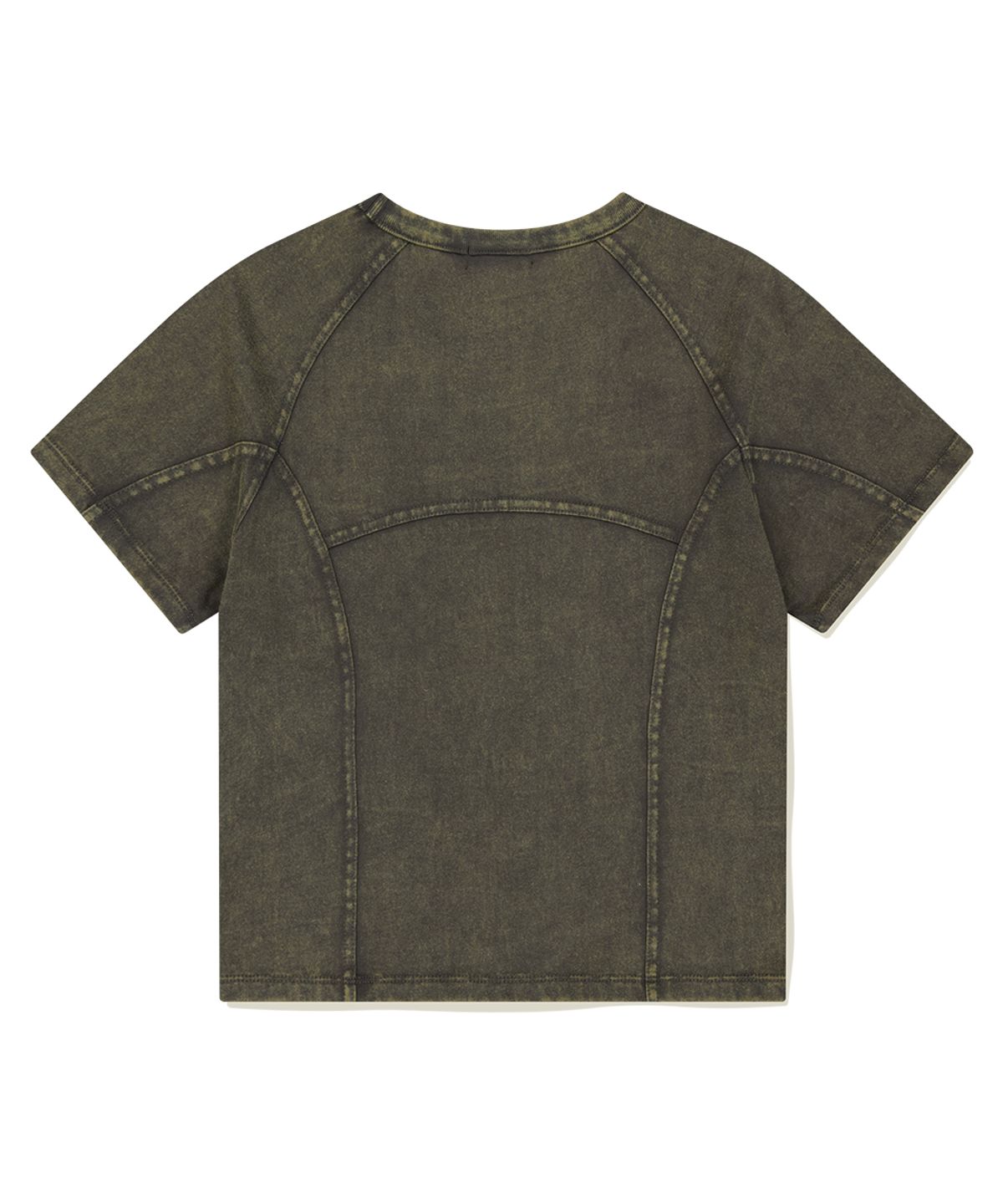 마하그리드(MAHAGRID) WASHED CURVED TEE CHARCOAL(MG2FMFT588A)