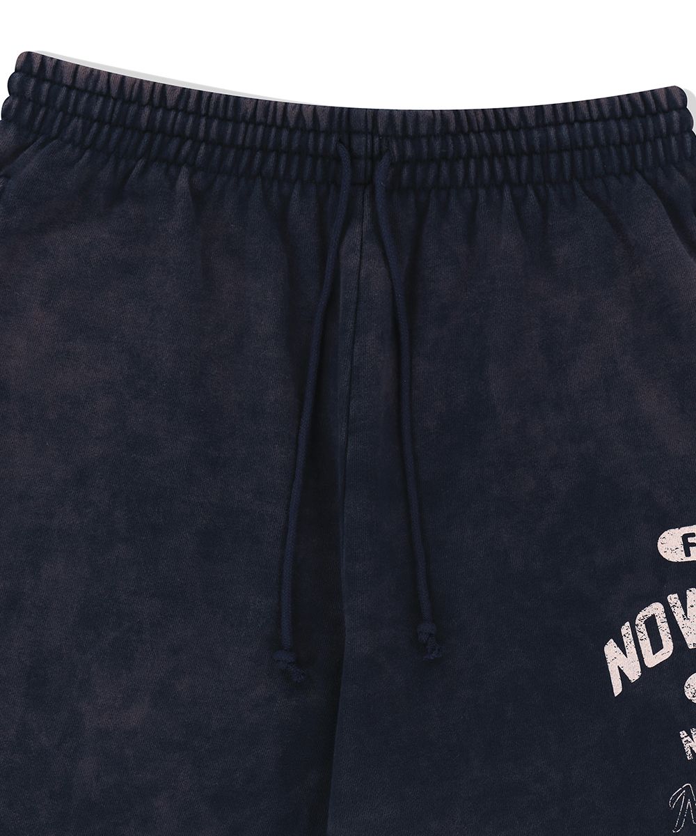 MUSINSA | MAHAGRID WASHED NOWHERE SWEATSHORT NAVY(MG2FMMPA03A)