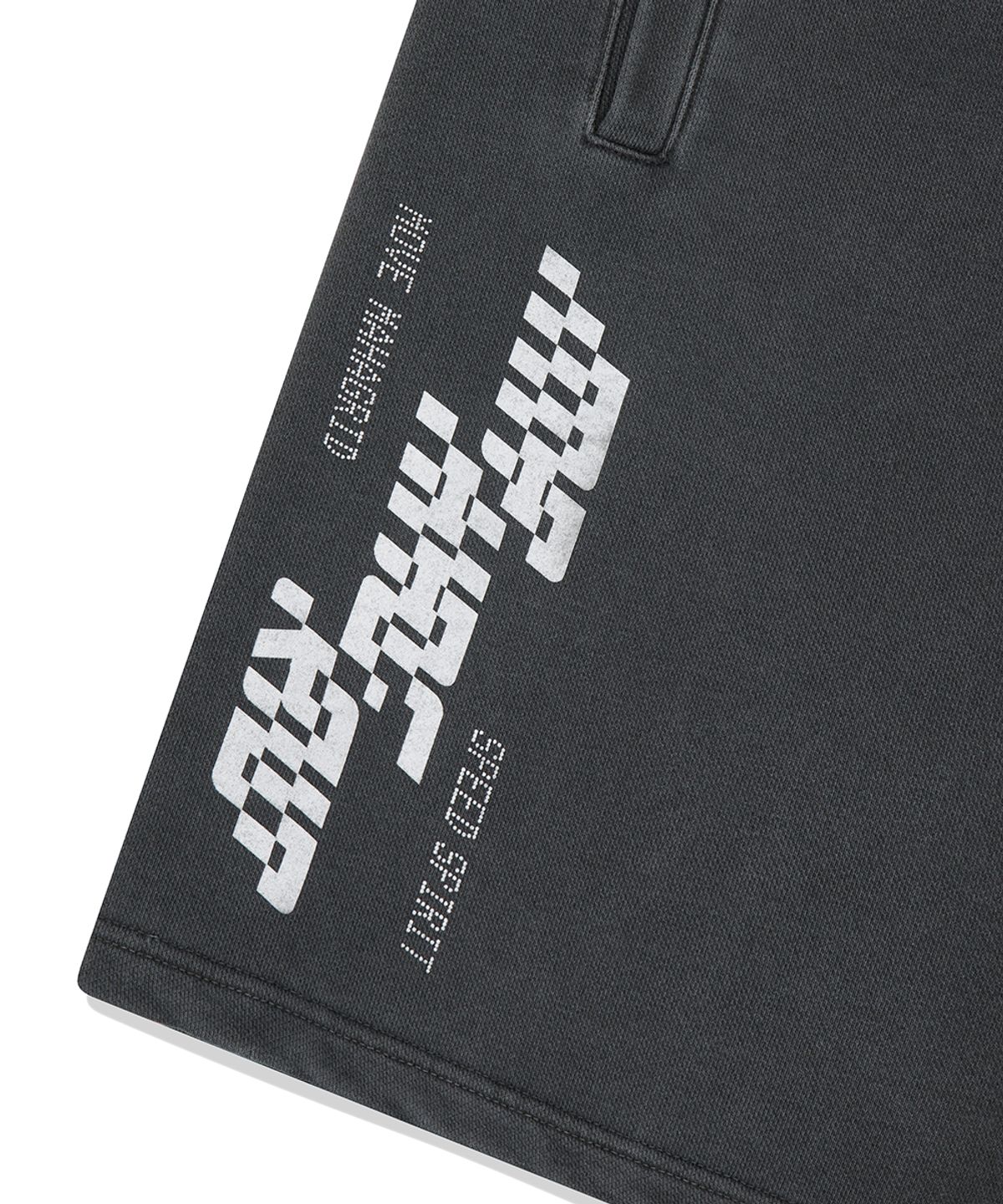 마하그리드(MAHAGRID) TECH PIGMENT SWEATSHORT CHARCOAL(MG2FMMPA02A)