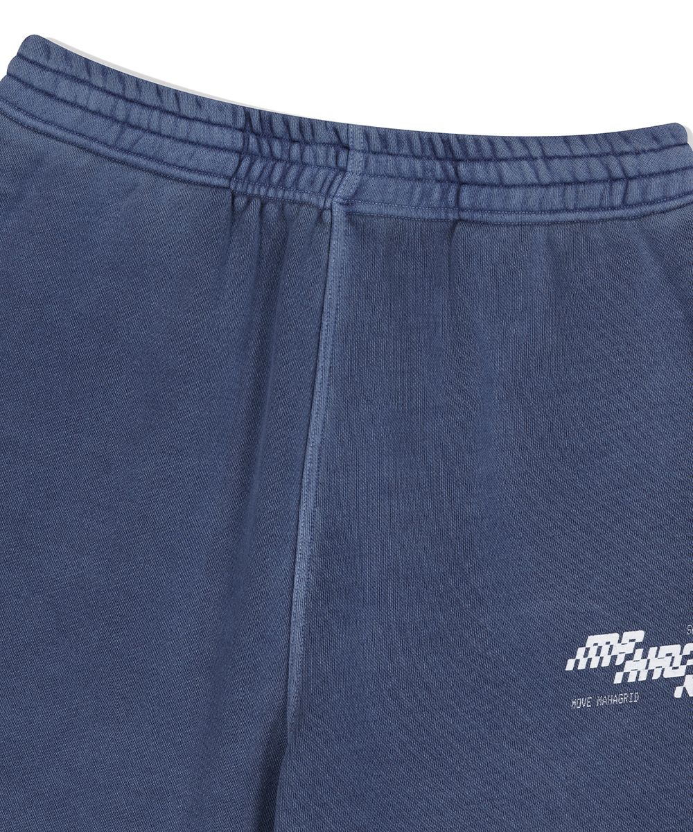 【mahagrid】25SS★ TECH PIGMENT SWEATSHORT TECH PIGMENT SWEATSHORT[CHARCOAL] - MAHAGRID
