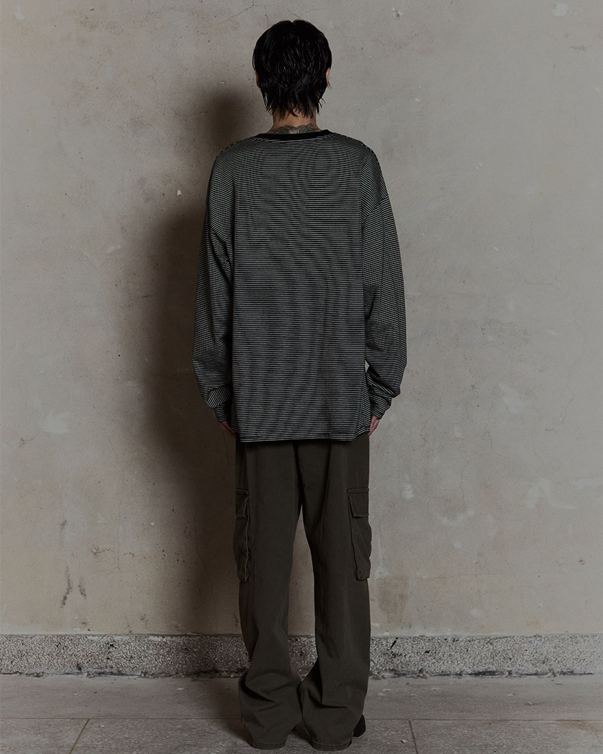 덤(THUMB) VINTAGE WASHED CARGO PANTS 09
