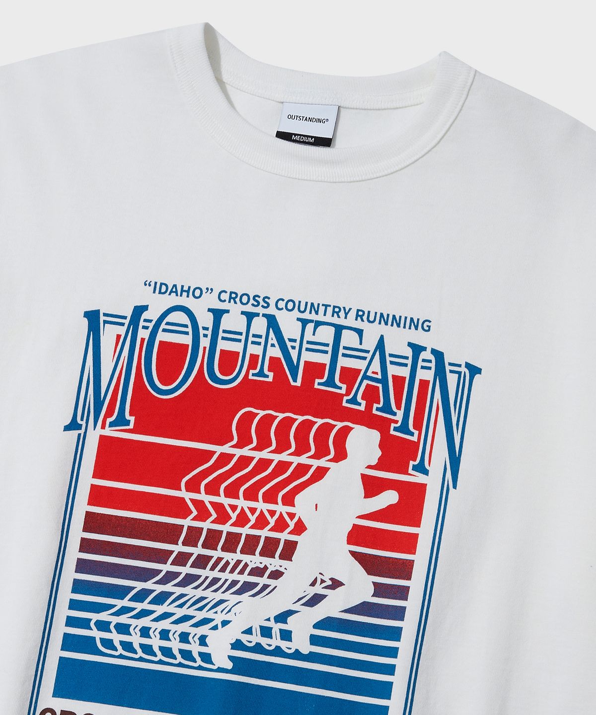 아웃스탠딩(OUTSTANDING) V.S.C TEE(MOUNTAIN)_OFF WHITE