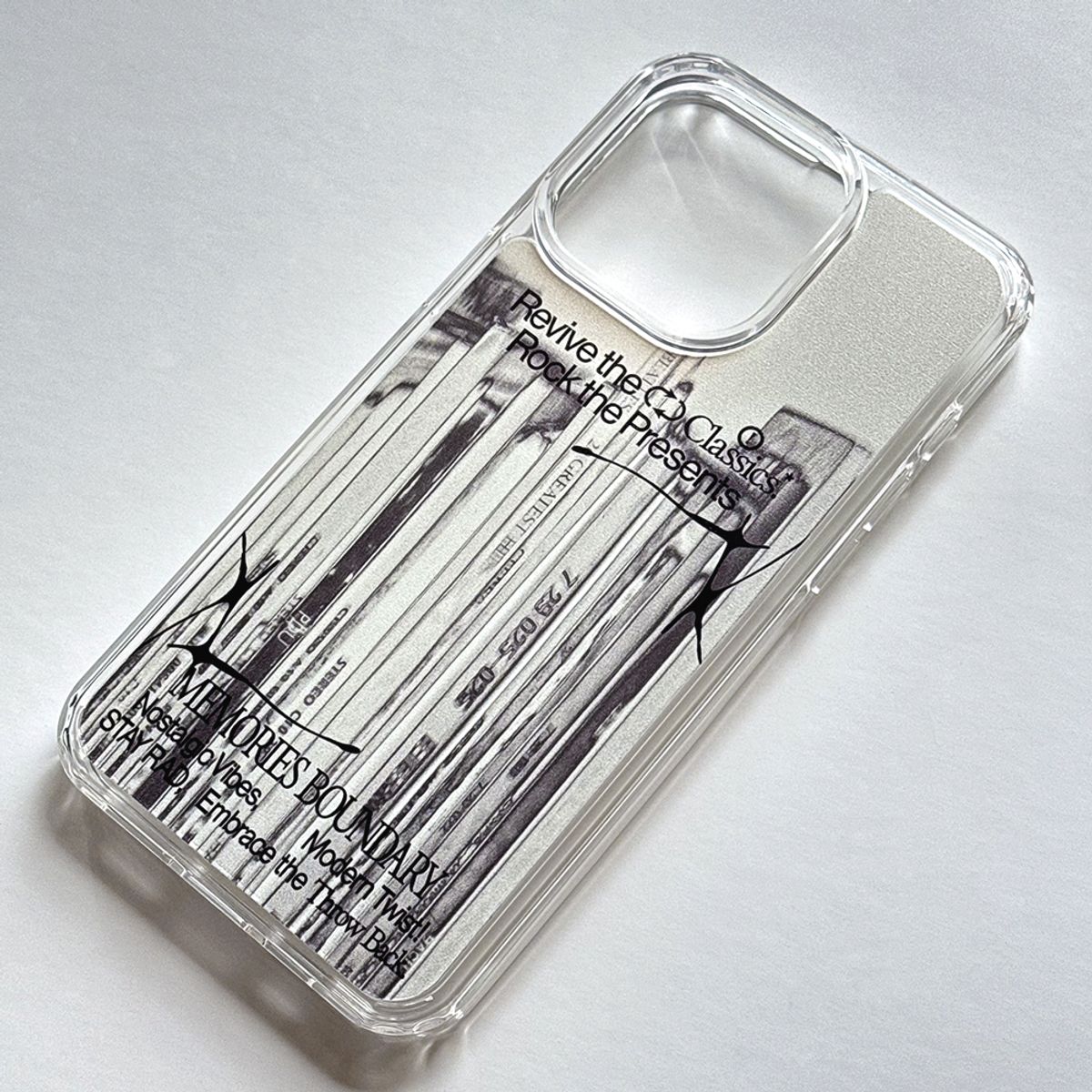 메모리즈바운더리(MEMORIESBOUNDARY) Nostalgic Vinyl Groove Phone Case (GelHard / Magsafe)