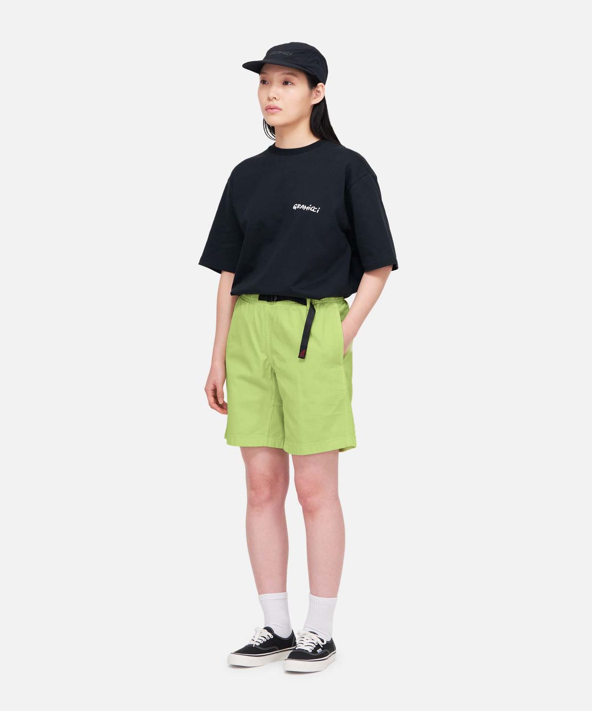 그라미치(GRAMICCI) 우먼스 G 쇼츠 피그먼트 Kiwi Pigment