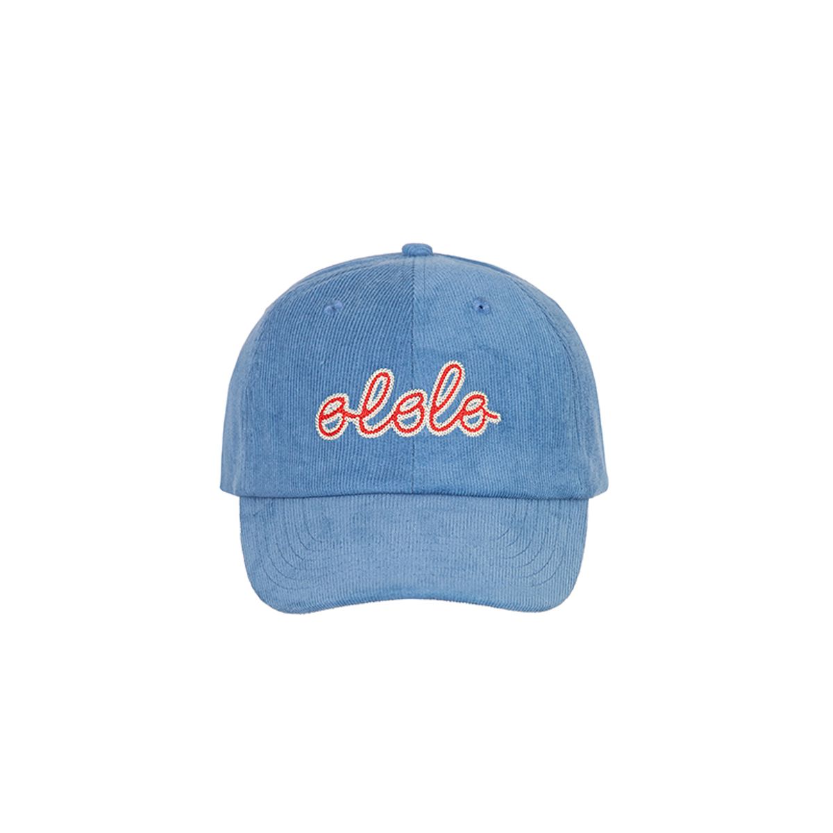 올롤로(OLOLO) Cursive Cord Cap - Blue
