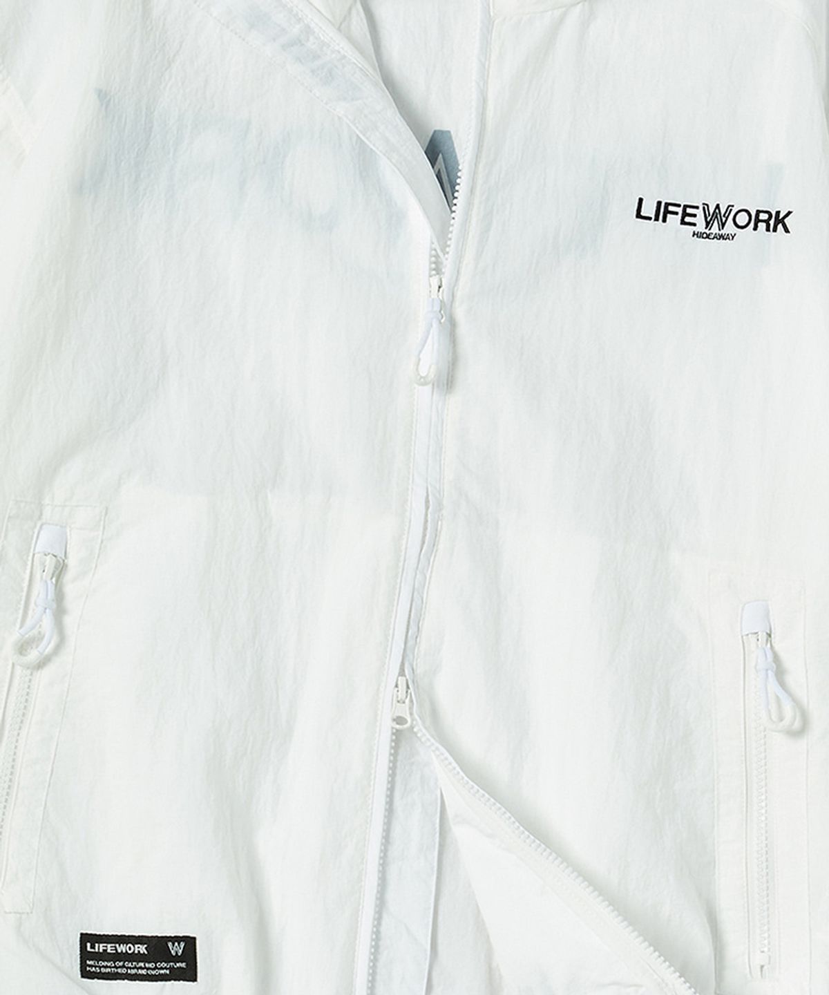 라이프워크(LIFEWORK) 공용) 라이트 후드 윈드 자켓