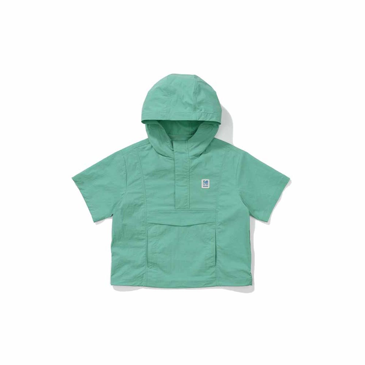 코닥 키즈(KODAK KIDS) 브리즈 후드 반팔 아노락 키즈 MINT GREEN
