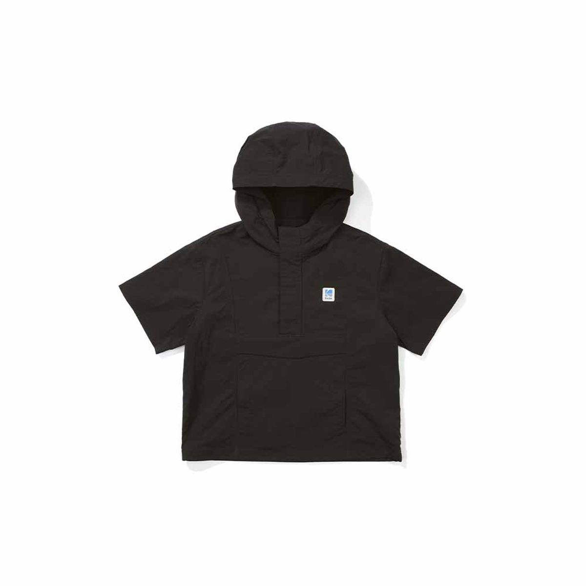 코닥 키즈(KODAK KIDS) 브리즈 후드 반팔 아노락 키즈 BLACK