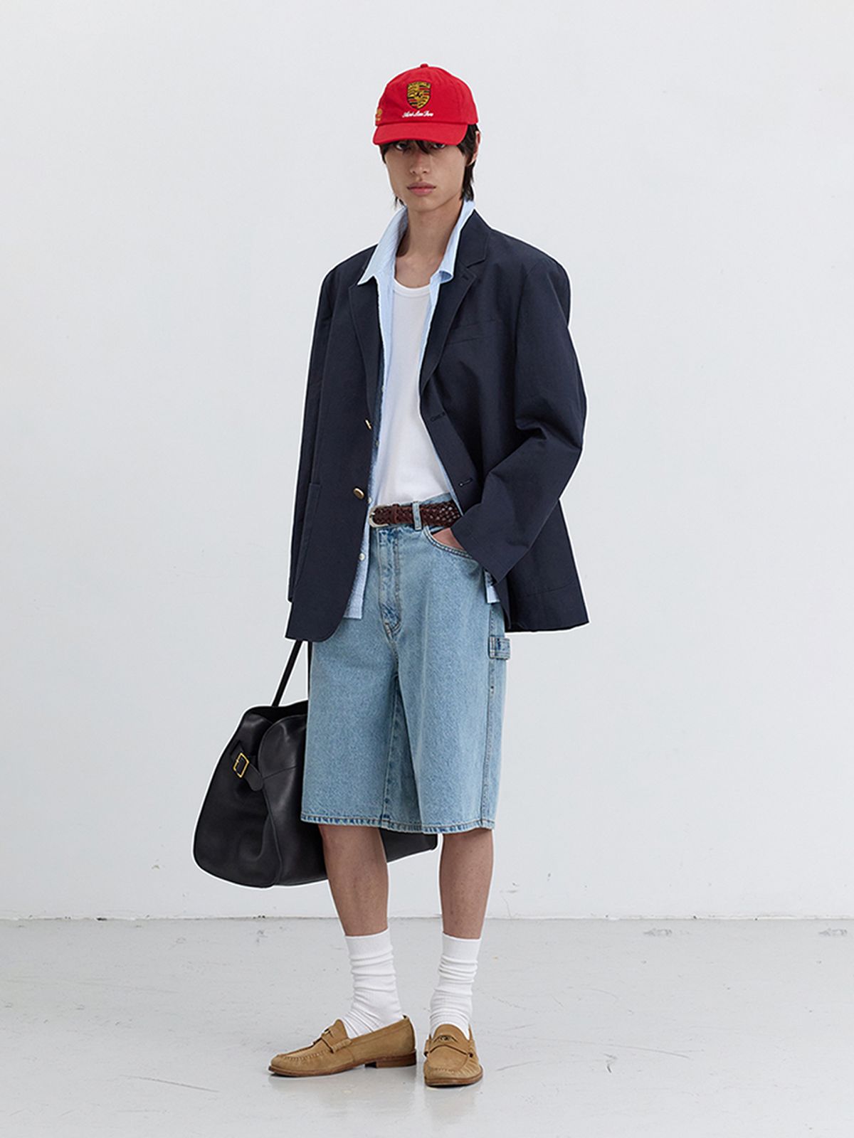 던스트 포 맨(DUNST FOR MEN) BERMUDA DENIM SHORTS_UDPA5B321_LIGHT BLUE