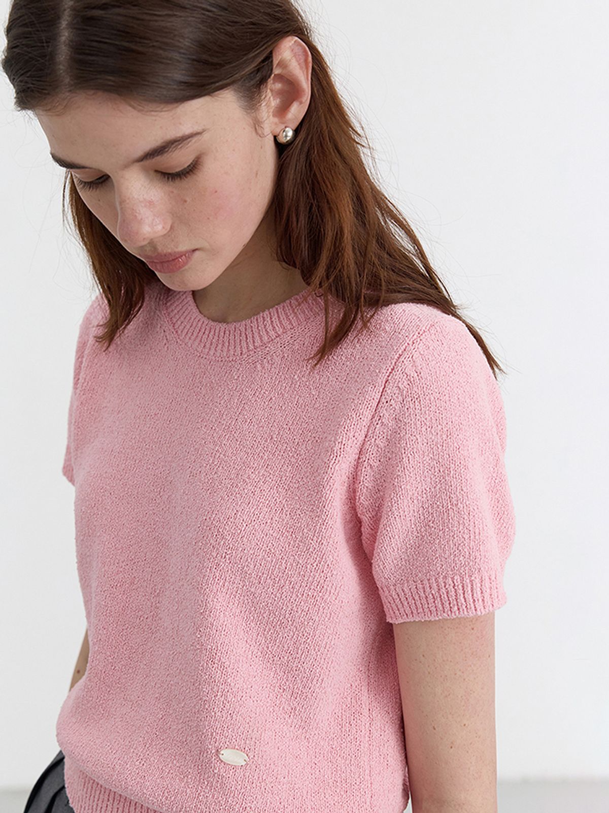 던스트(DUNST) SUMMER CREWNECK KNIT_UDSW5B223_SOFT PINK