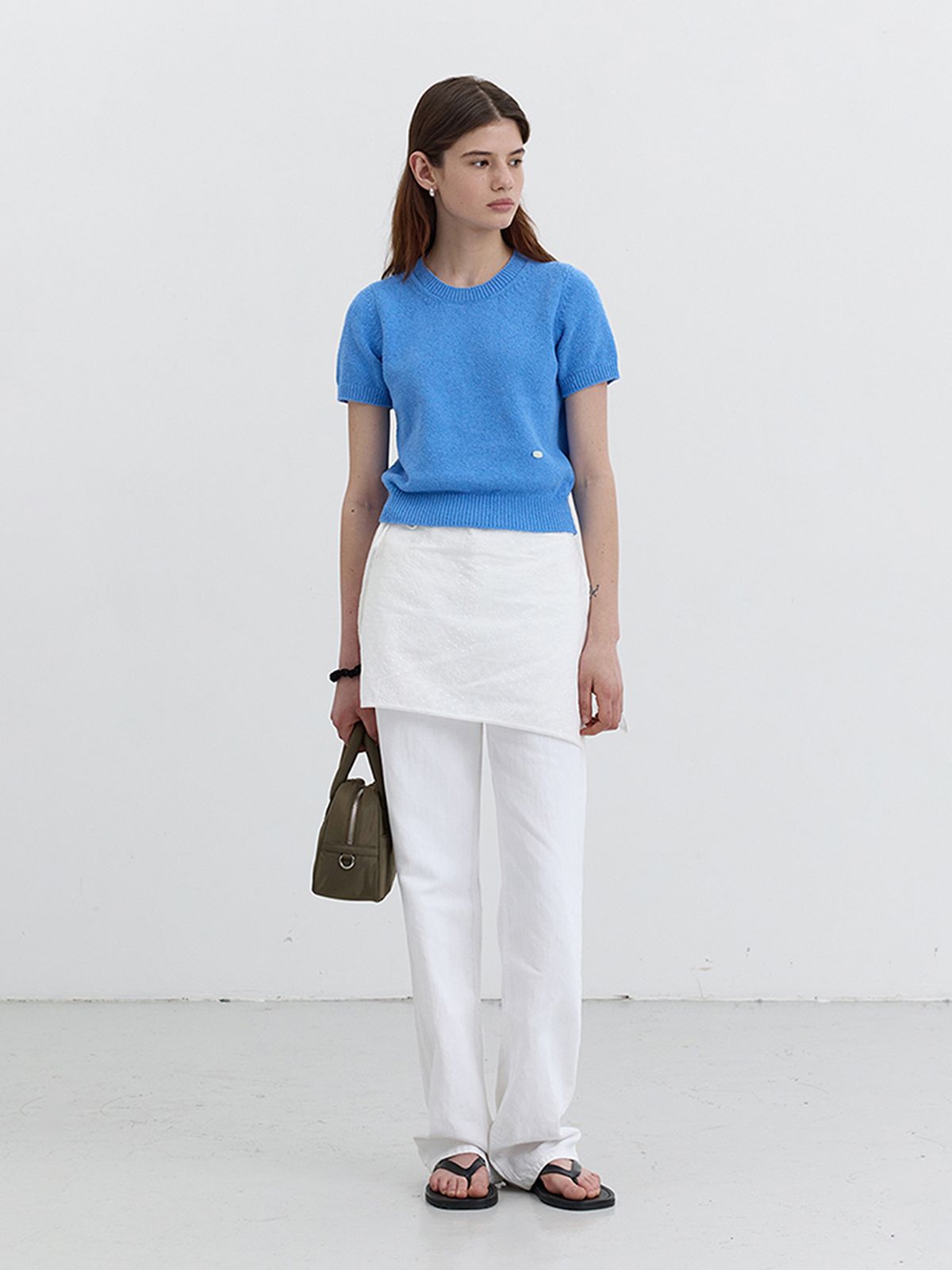 던스트(DUNST) SUMMER CREWNECK KNIT_UDSW5B223_BLUE