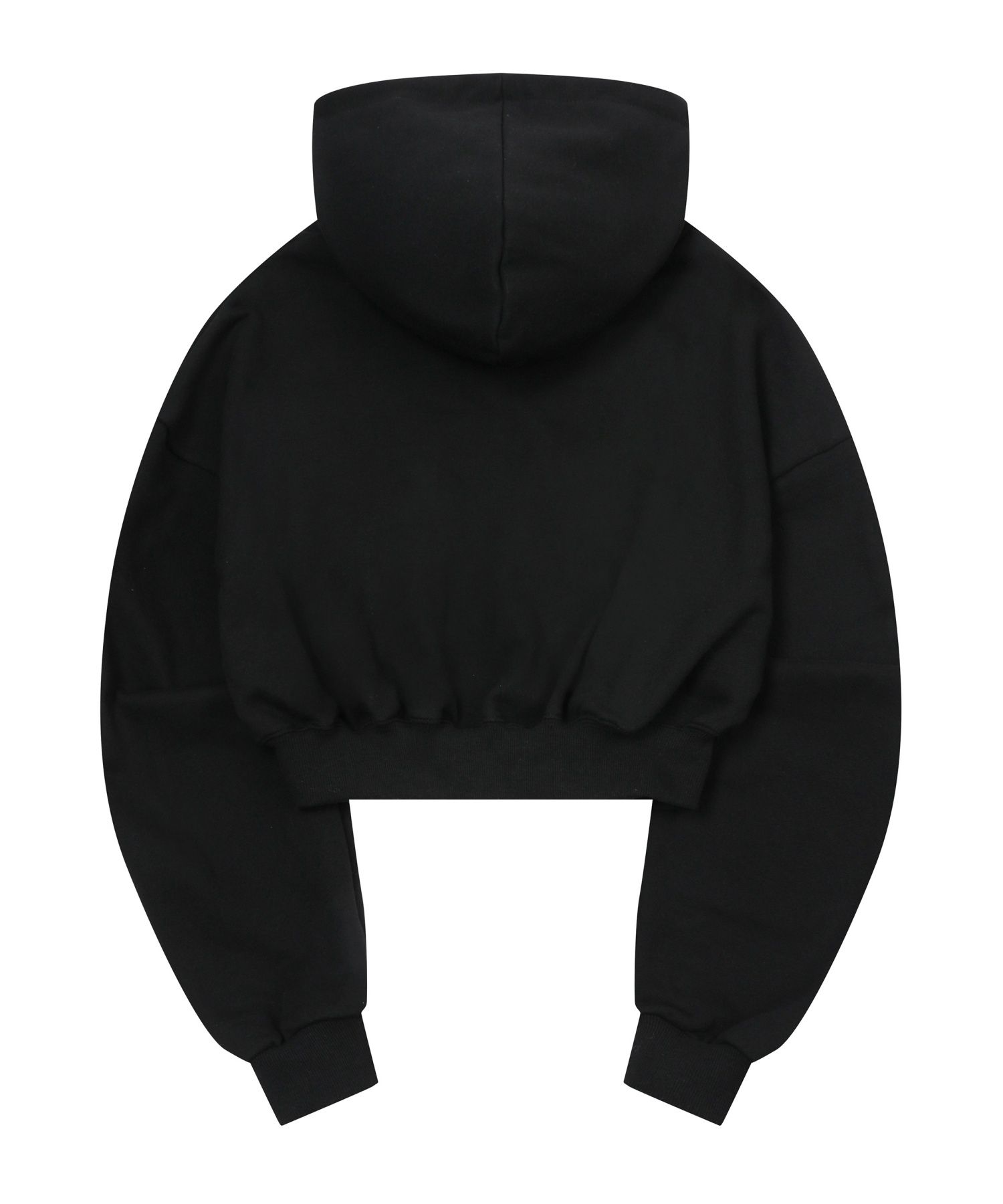 MUSINSA | MUCENT Rash Metal Logo Two Way Hooded Zip-Up
