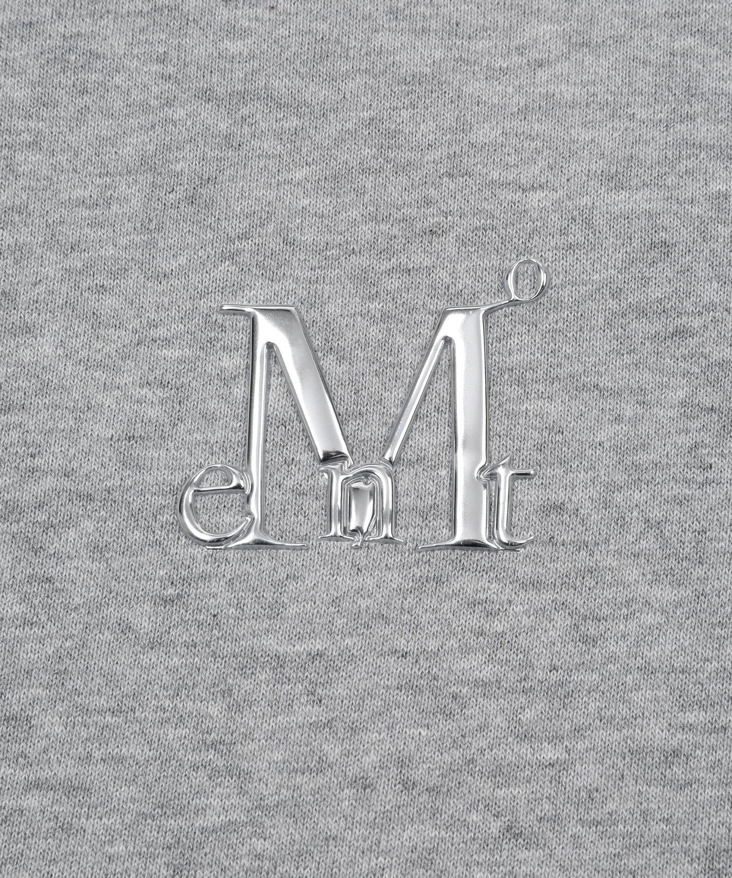 【MUCENT】 LASH L LOGO TWO WAY HOOD ZIP-UP UNISEX MUCENT LASH METAL LOGO TWO WAY HOOD ZIP-UP