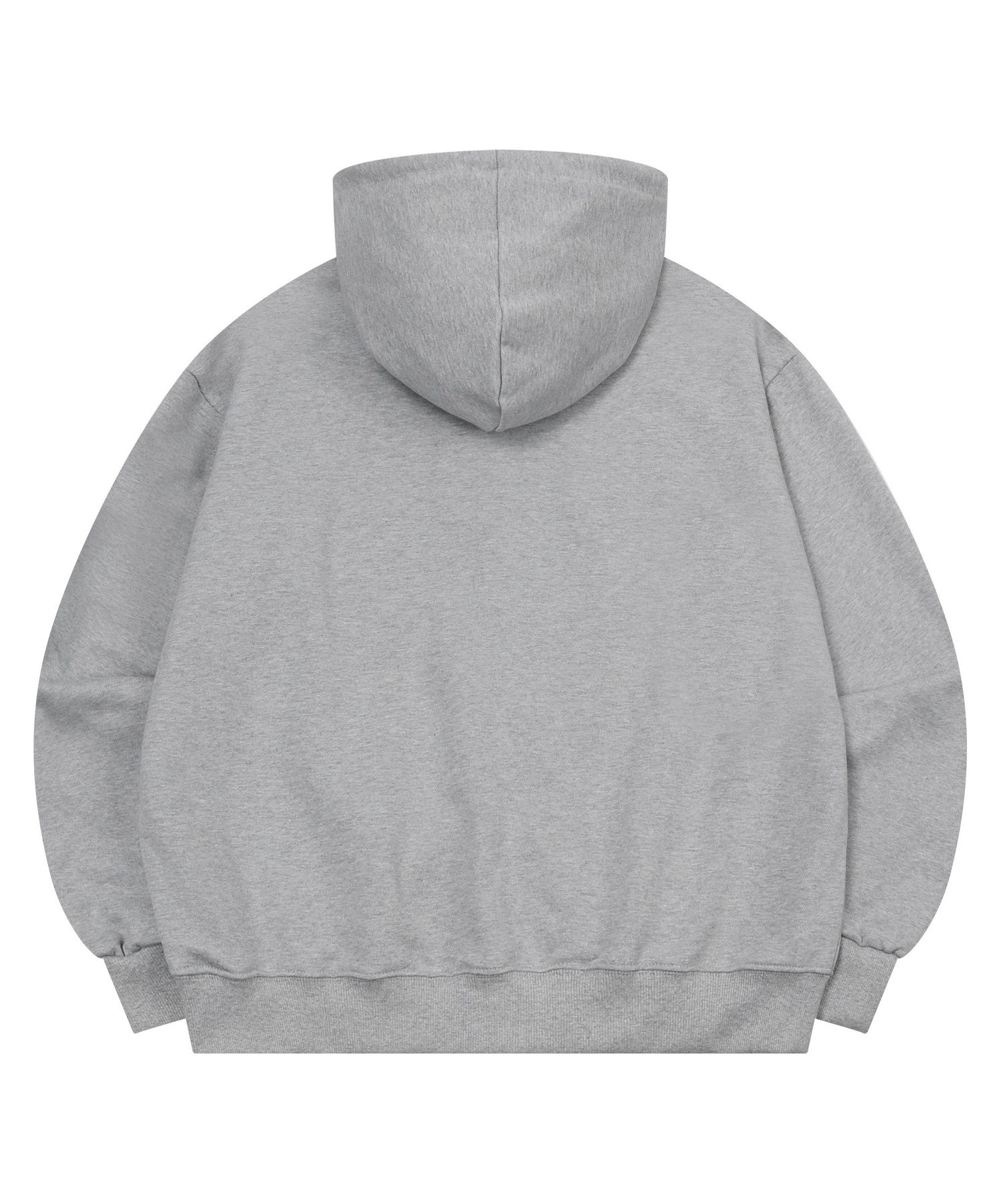 MUSINSA | MUCENT Rash Metal Logo Two Way Hooded Zip-Up