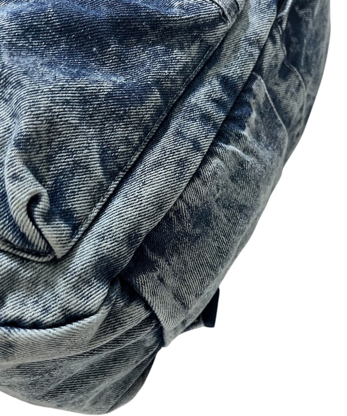 스케이터락(SK8ER ROCK) Doodle Star Denim Backpack ((blue))