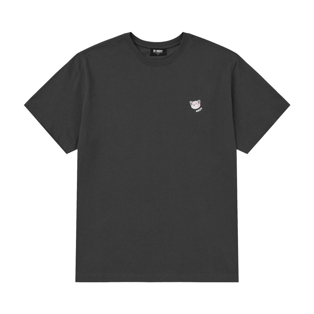 ★NERDY★人気★Sleeping Cat Wappen Short Sleeve T-Shirt MUSINSA | NERDY Sleeping Cat Wappen Short Sleeve T-Shirt