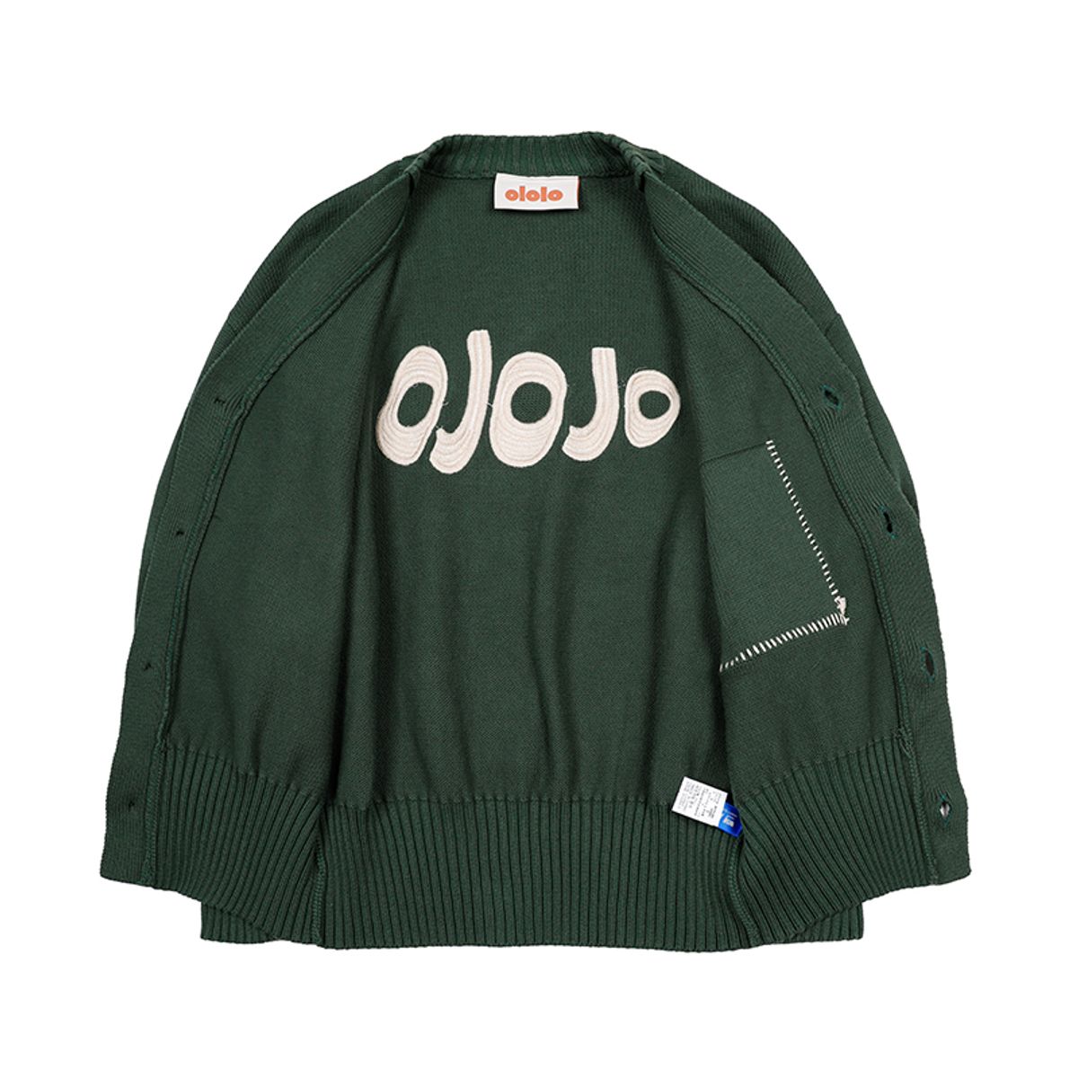 올롤로(OLOLO) LS Augustine Cardigan - Green