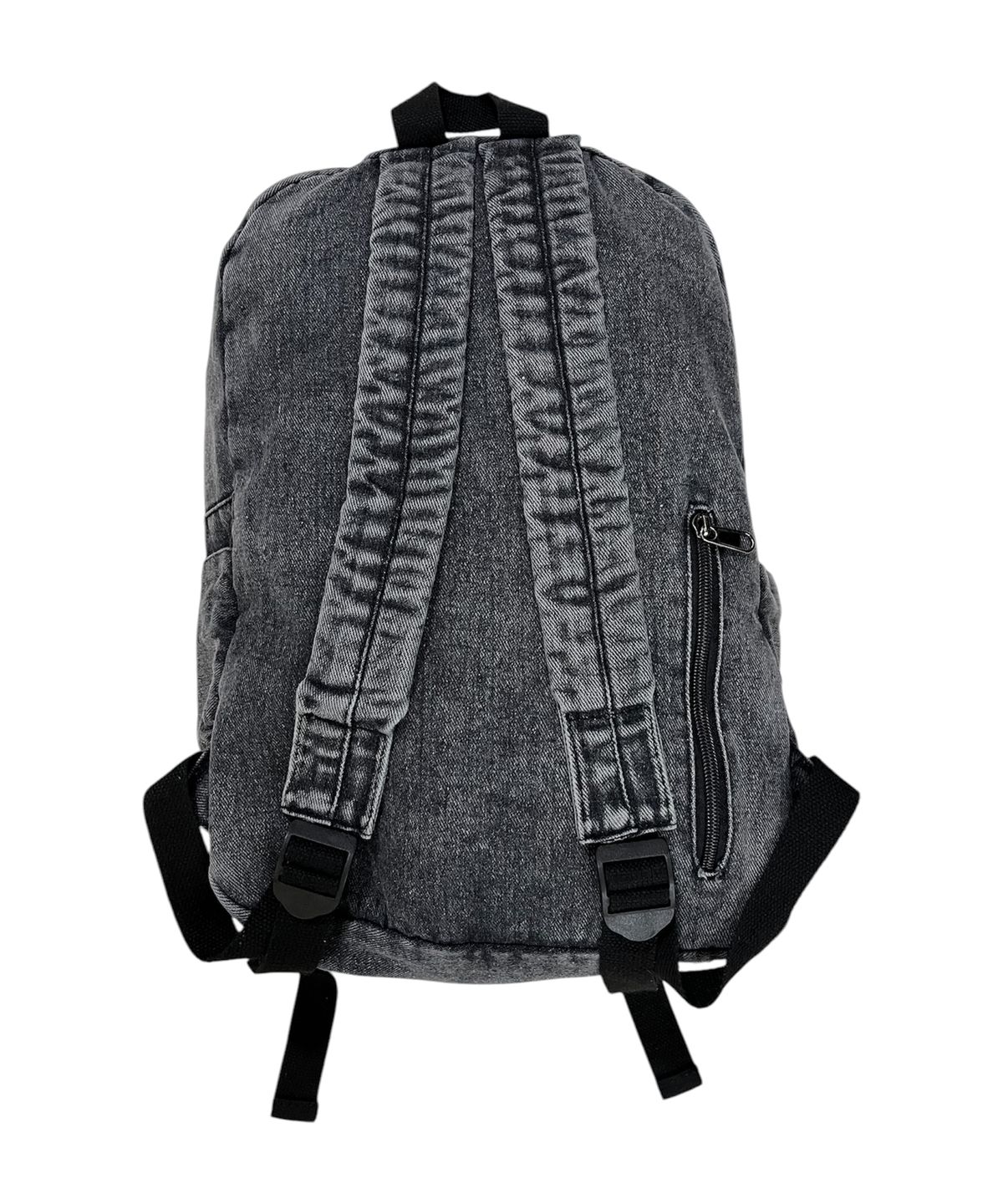 스케이터락(SK8ER ROCK) Doodle Star Denim Backpack ((black))