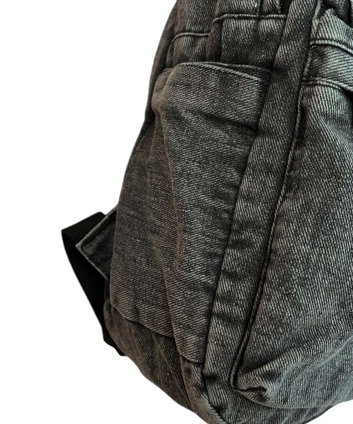 스케이터락(SK8ER ROCK) Doodle Star Denim Backpack ((black))