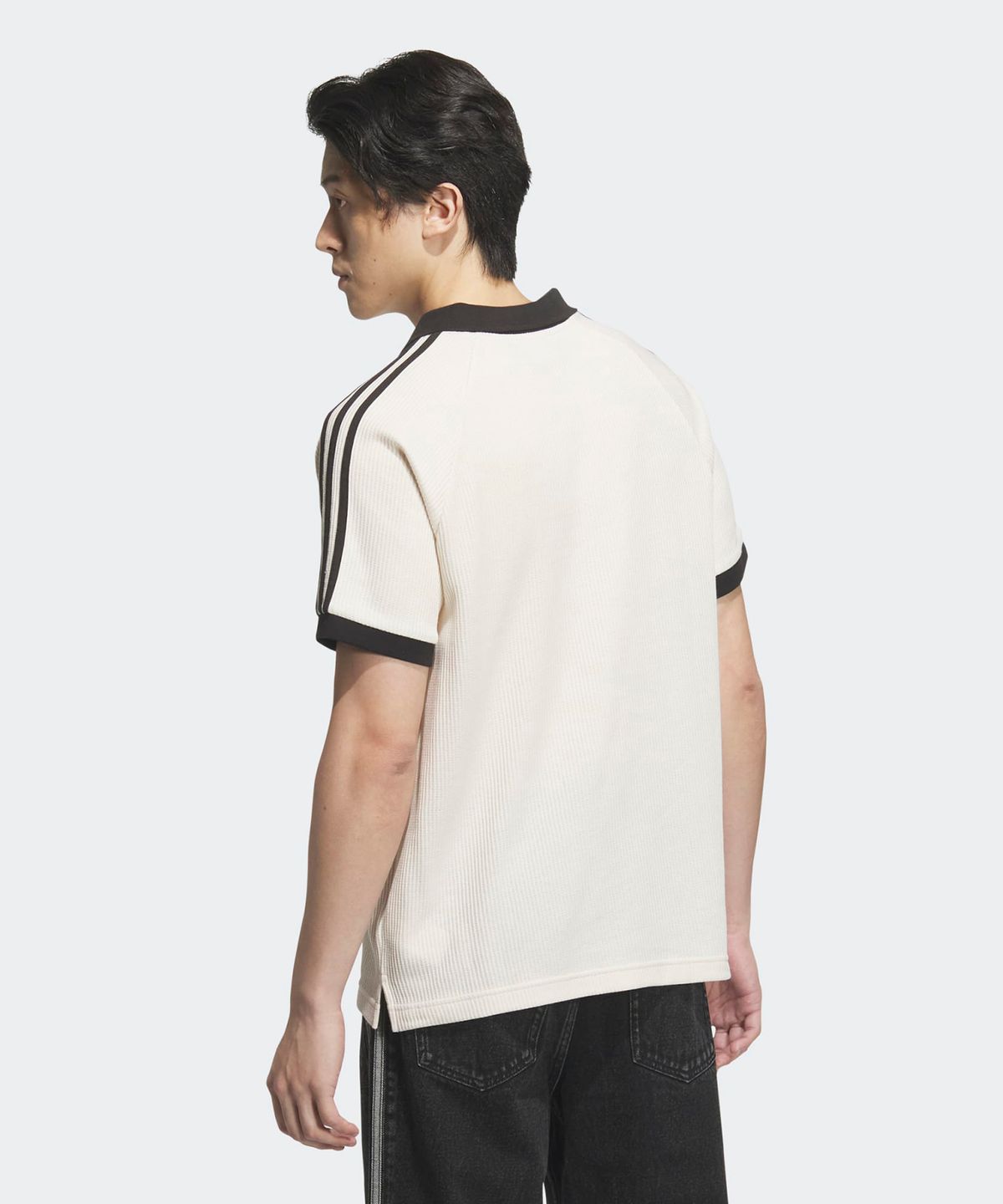 아디다스(ADIDAS) 와플 반팔 폴로 셔츠 - 원더화이트 / JV9265