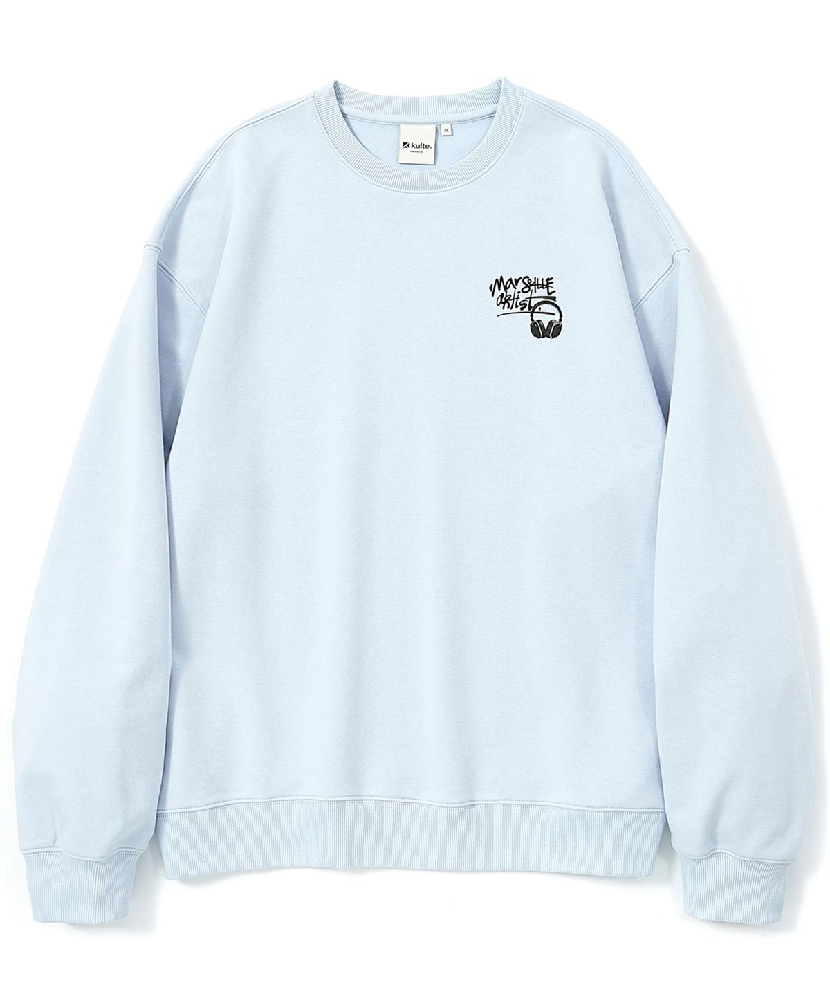 쿨트(KULTE) MARSEILLE ARTIST CREWNECK LBLUE