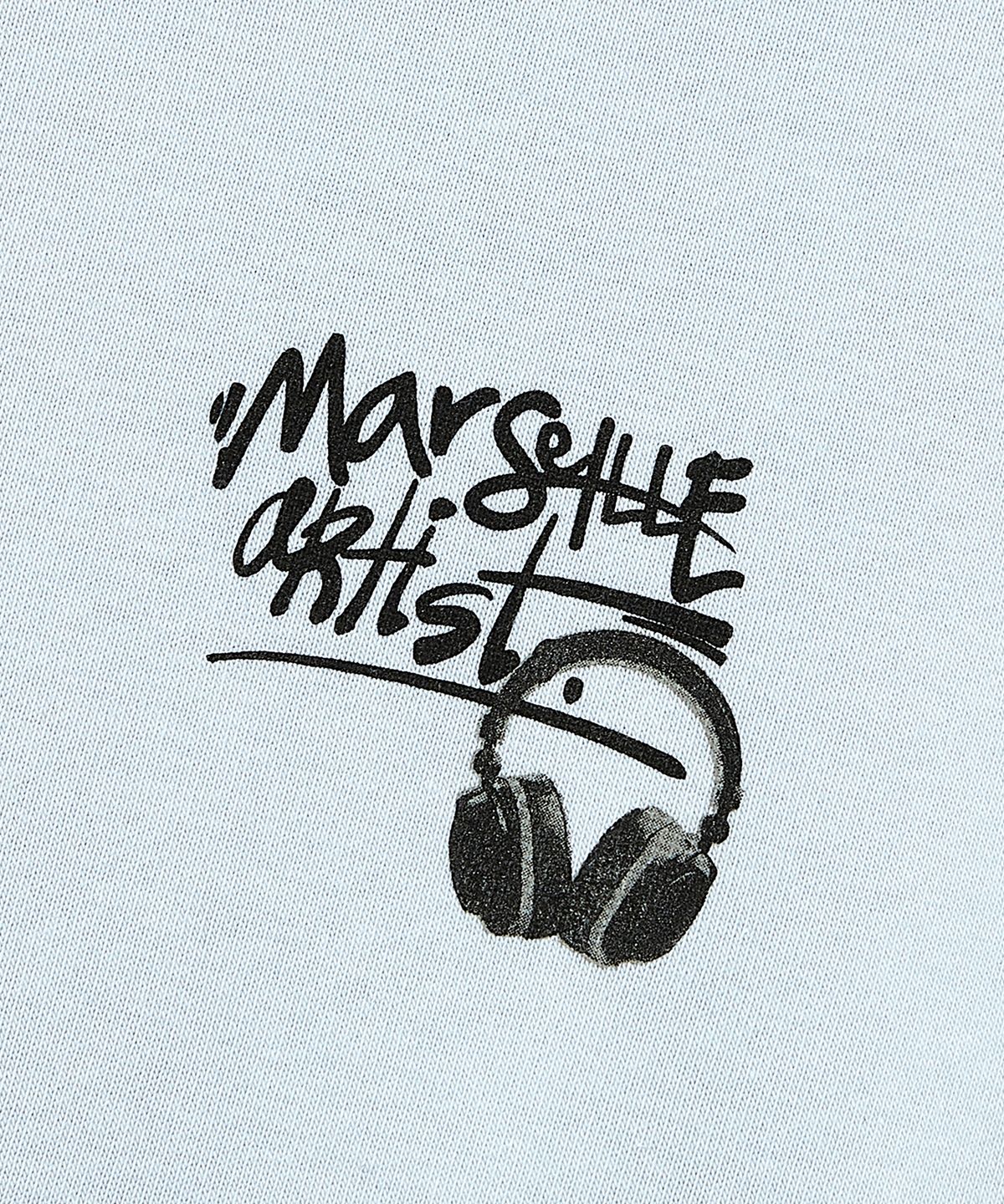 쿨트(KULTE) MARSEILLE ARTIST CREWNECK LBLUE