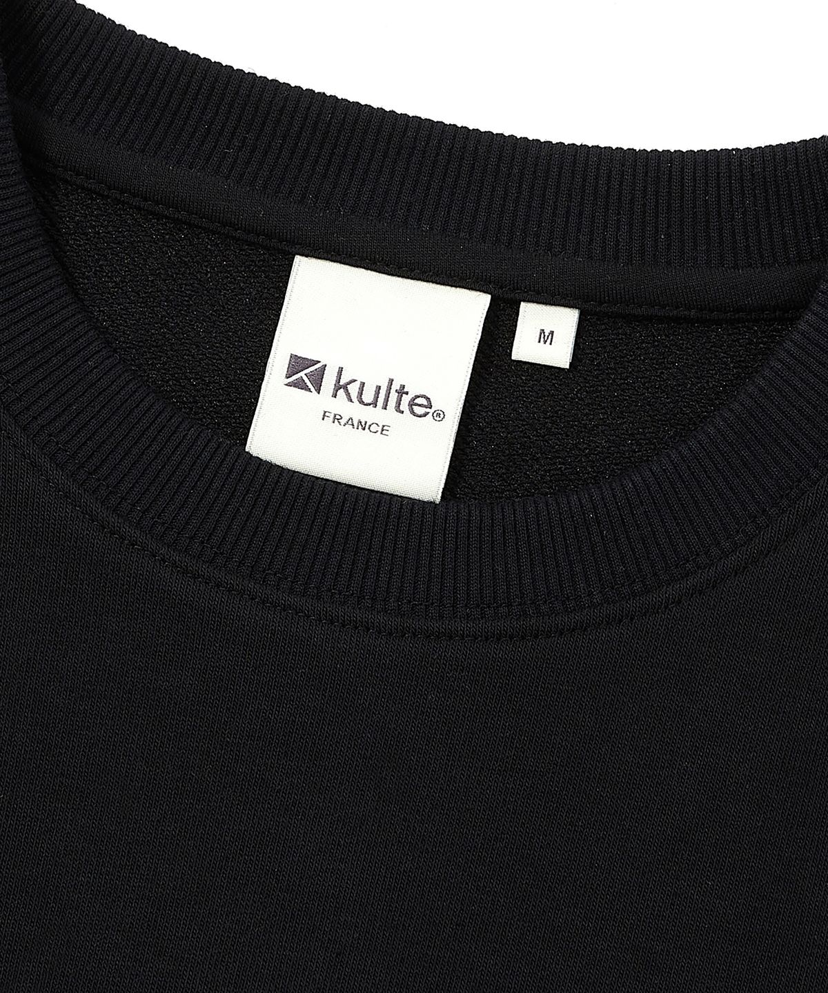 쿨트(KULTE) MARSEILLE ARTIST CREWNECK BLACK