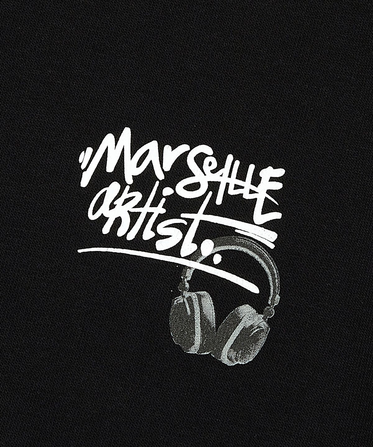 쿨트(KULTE) MARSEILLE ARTIST CREWNECK BLACK