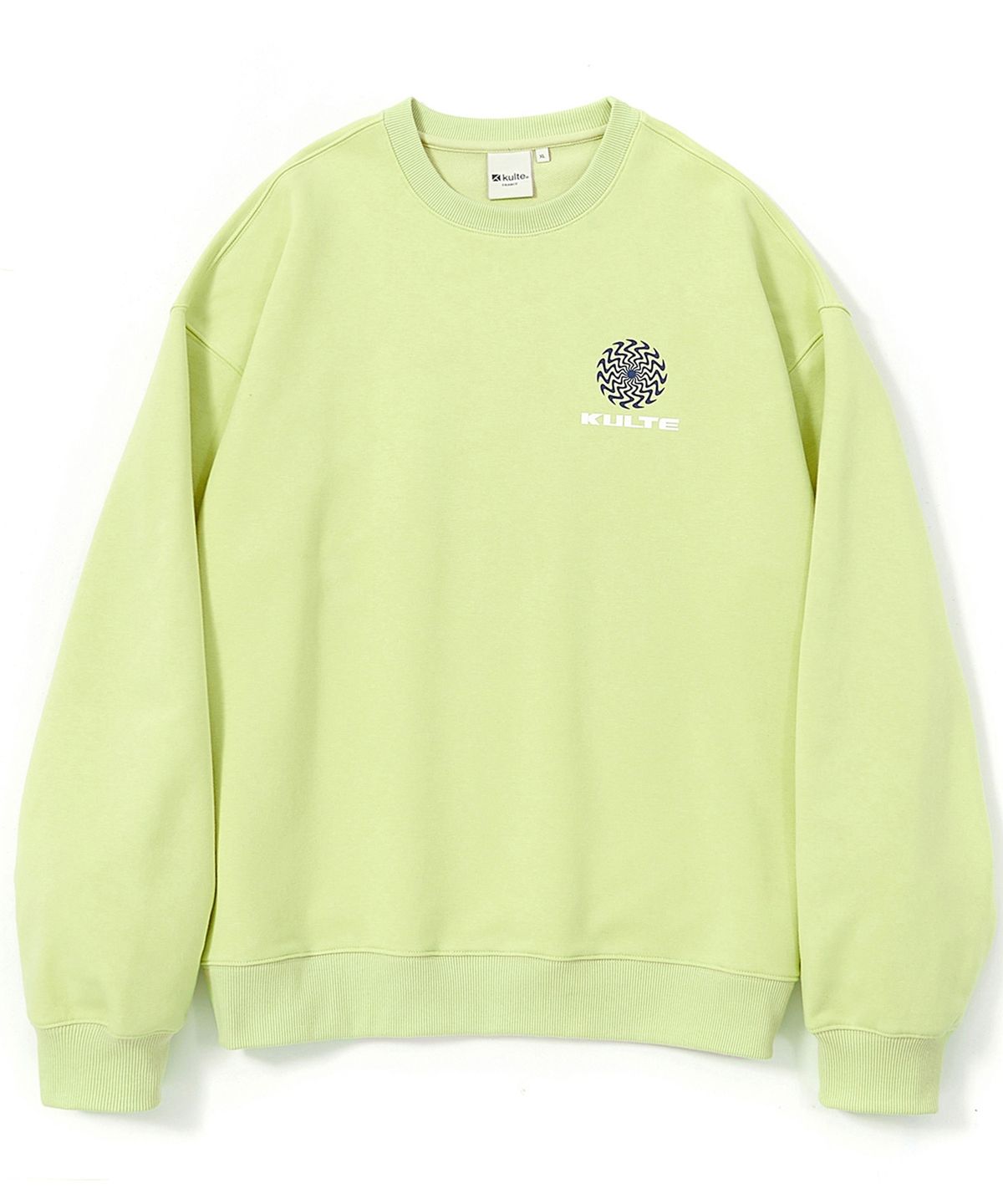 쿨트(KULTE) NEW SOUNDS CREWNECK LIME