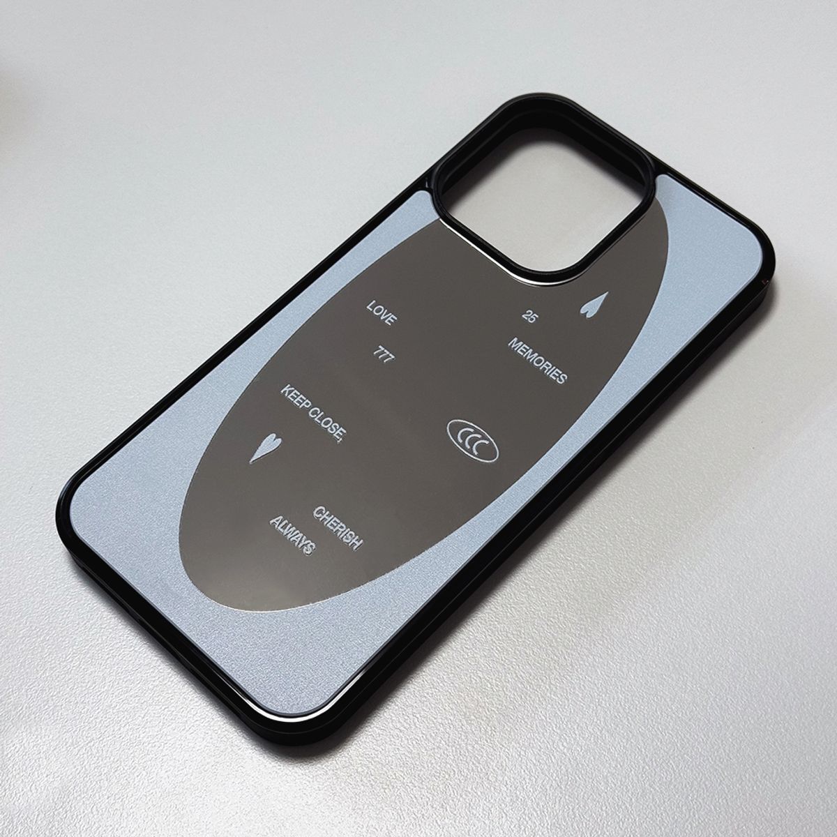 메모리즈바운더리(MEMORIESBOUNDARY) LOVE Memories Bumper Mirror Phone Case (SB)/(MagSafe)