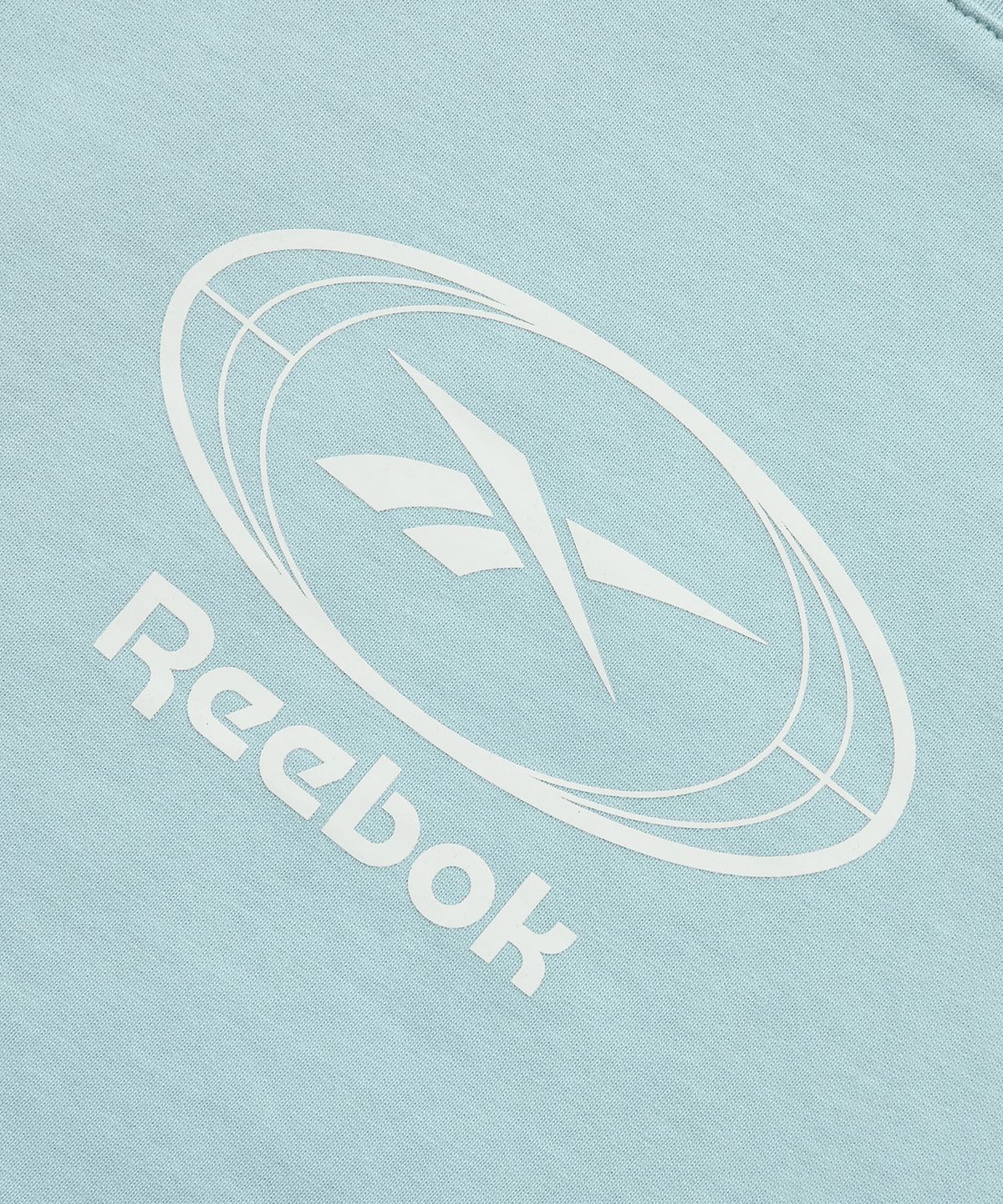 리복(REEBOK) 일립스 세미 크롭 티셔츠 (W) - 라이트 블루