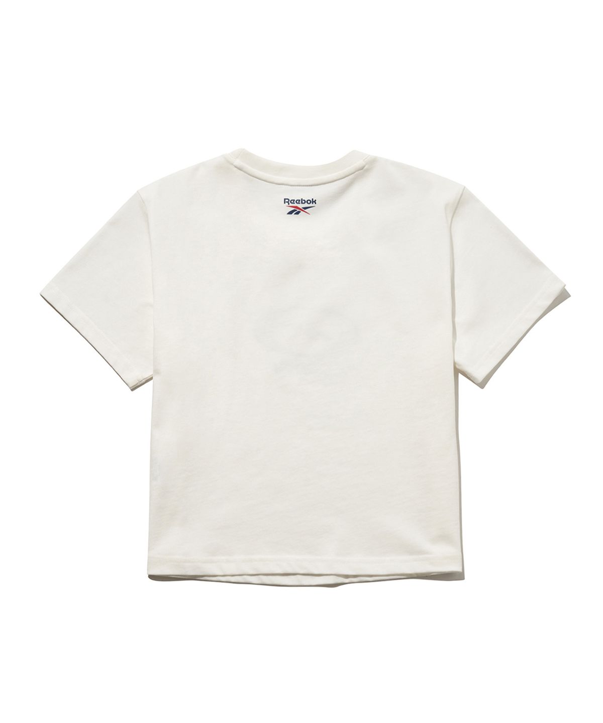리복(REEBOK) 일립스 세미 크롭 티셔츠 (W) - 화이트