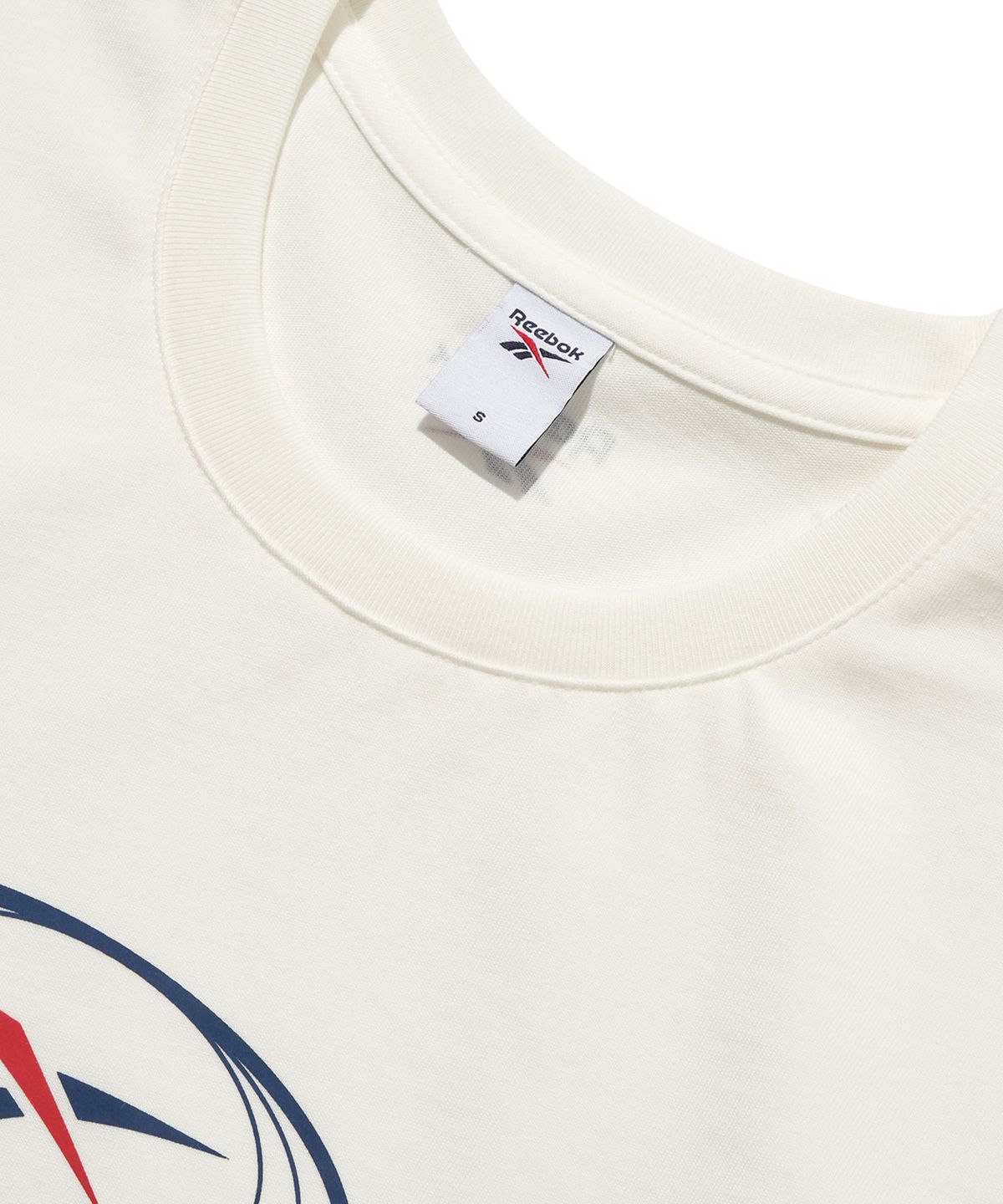 리복(REEBOK) 일립스 세미 크롭 티셔츠 (W) - 화이트