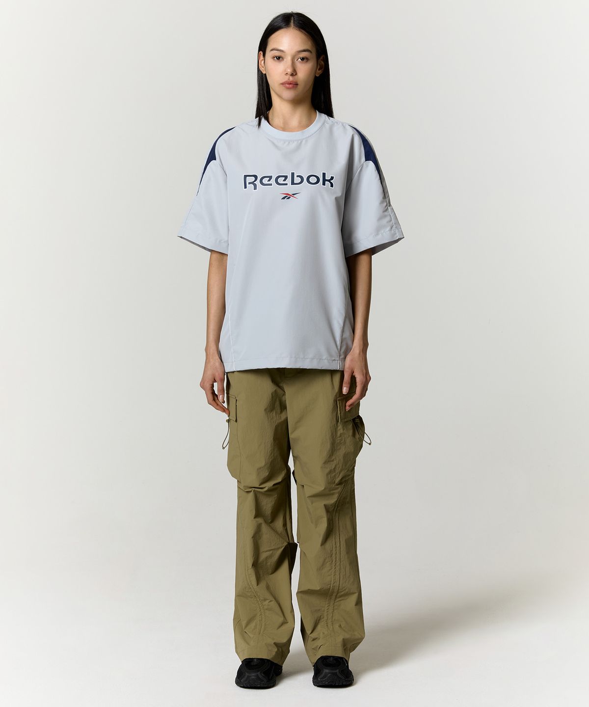 리복(REEBOK) 일립스 반팔 피스테 - 그레이