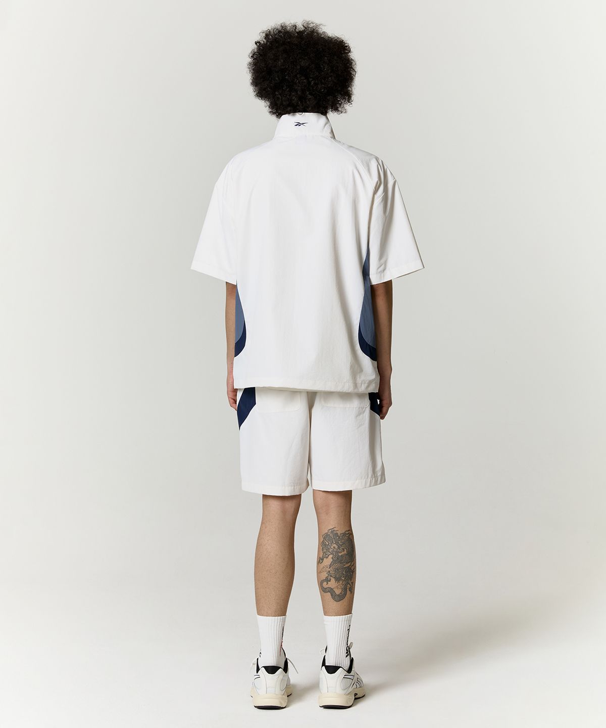 리복(REEBOK) 일립스 반팔 아노락 - 화이트