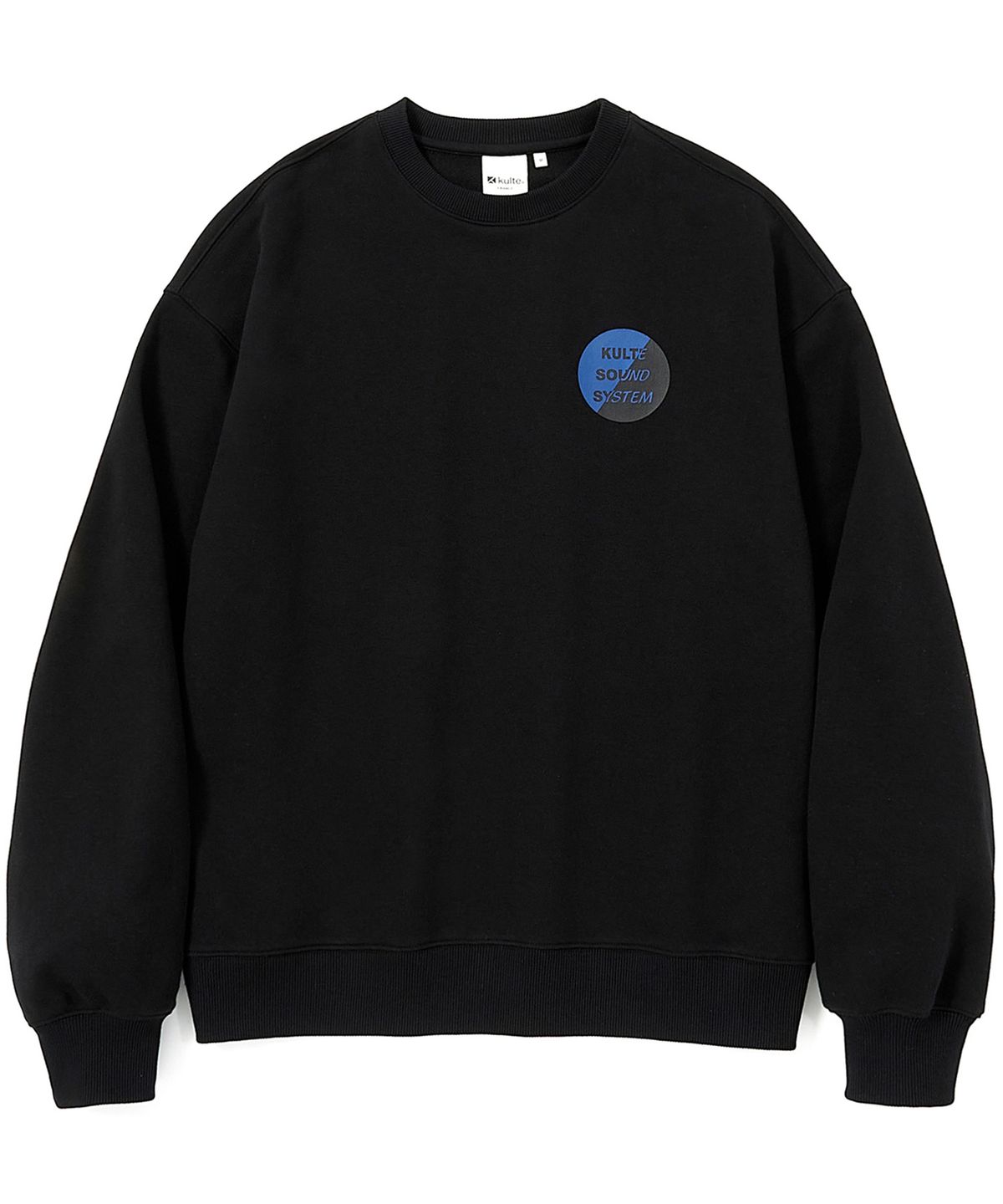 쿨트(KULTE) SOUND SYSTEM CREWNECK BLACK