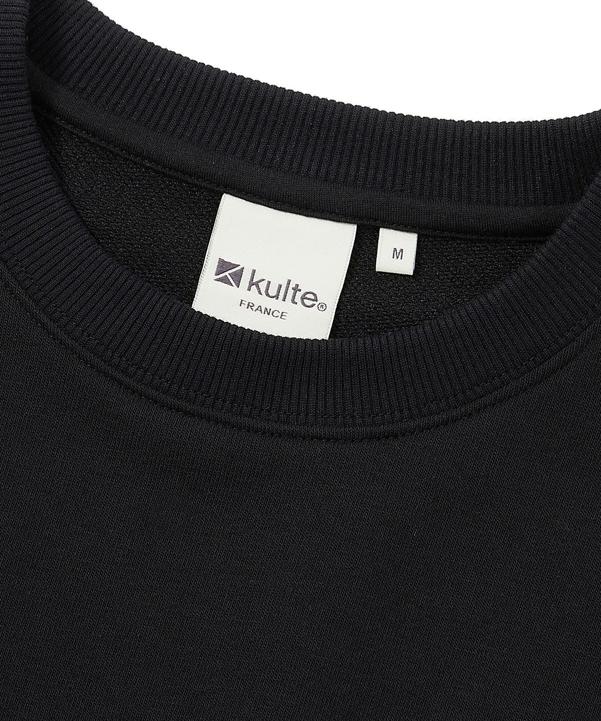 쿨트(KULTE) SOUND SYSTEM CREWNECK BLACK