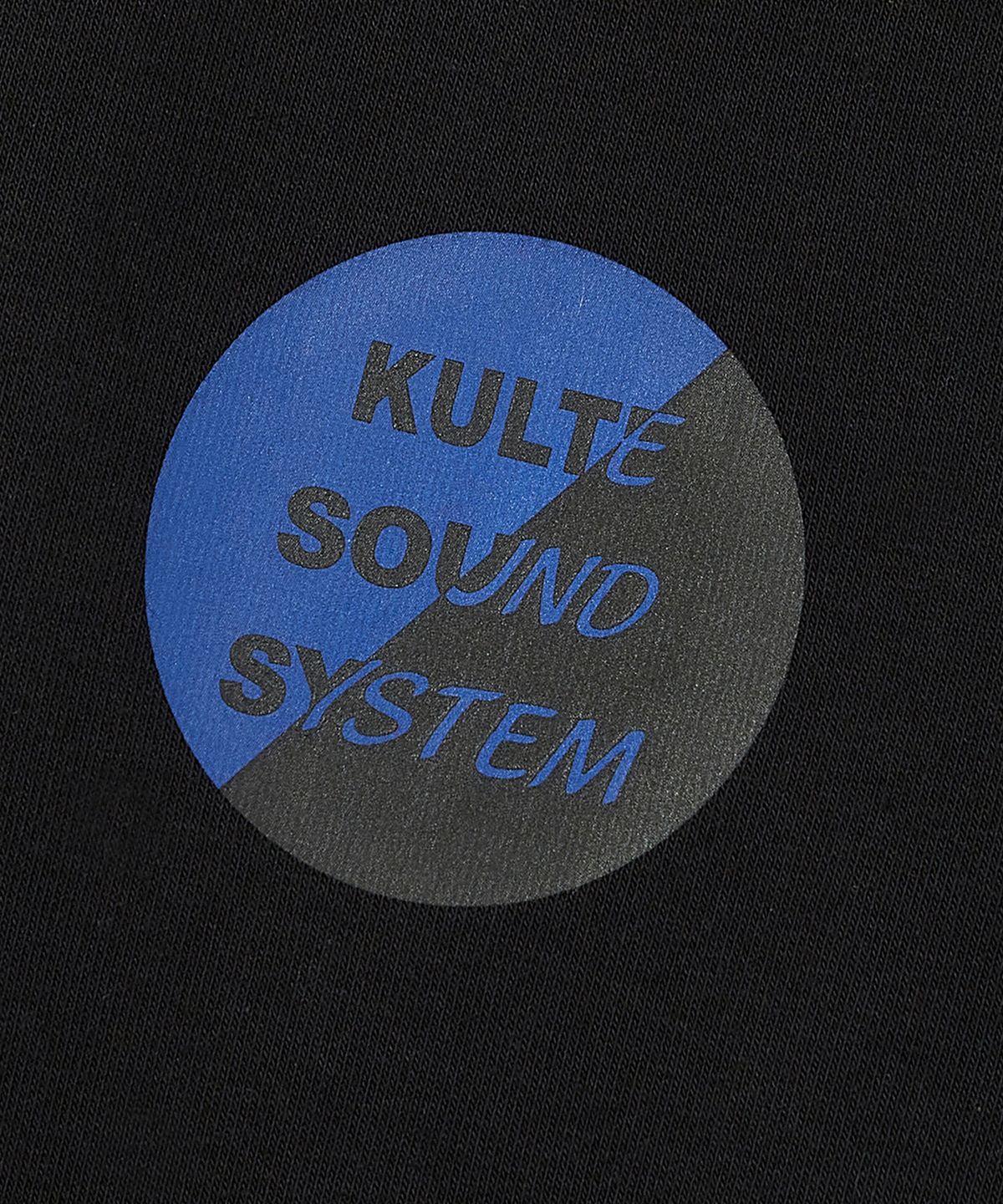 쿨트(KULTE) SOUND SYSTEM CREWNECK BLACK