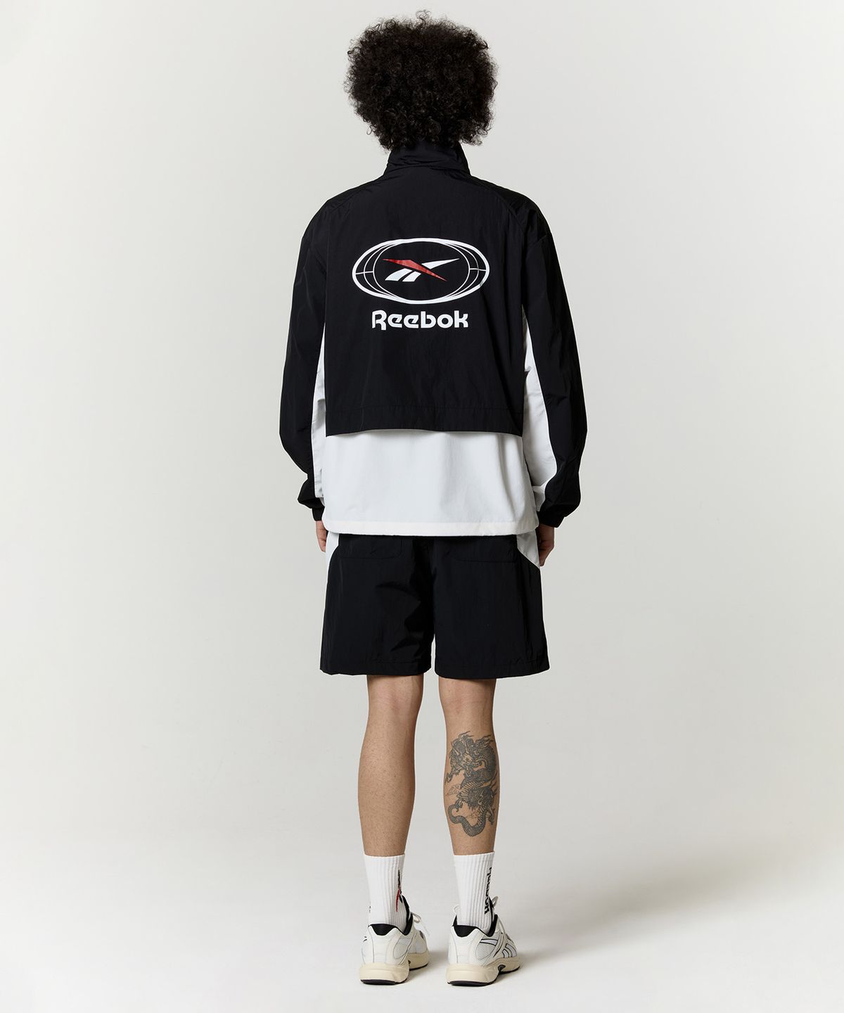 리복(REEBOK) 일립스 윈드 브레이커 - 블랙