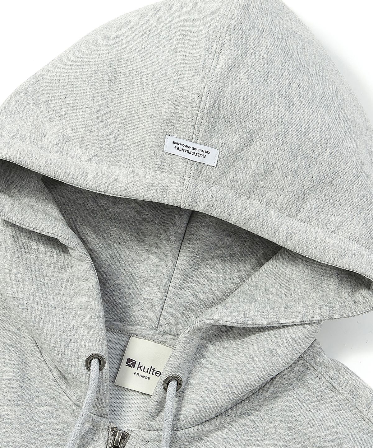 쿨트(KULTE) PALM TREE HOOD VEST MGREY