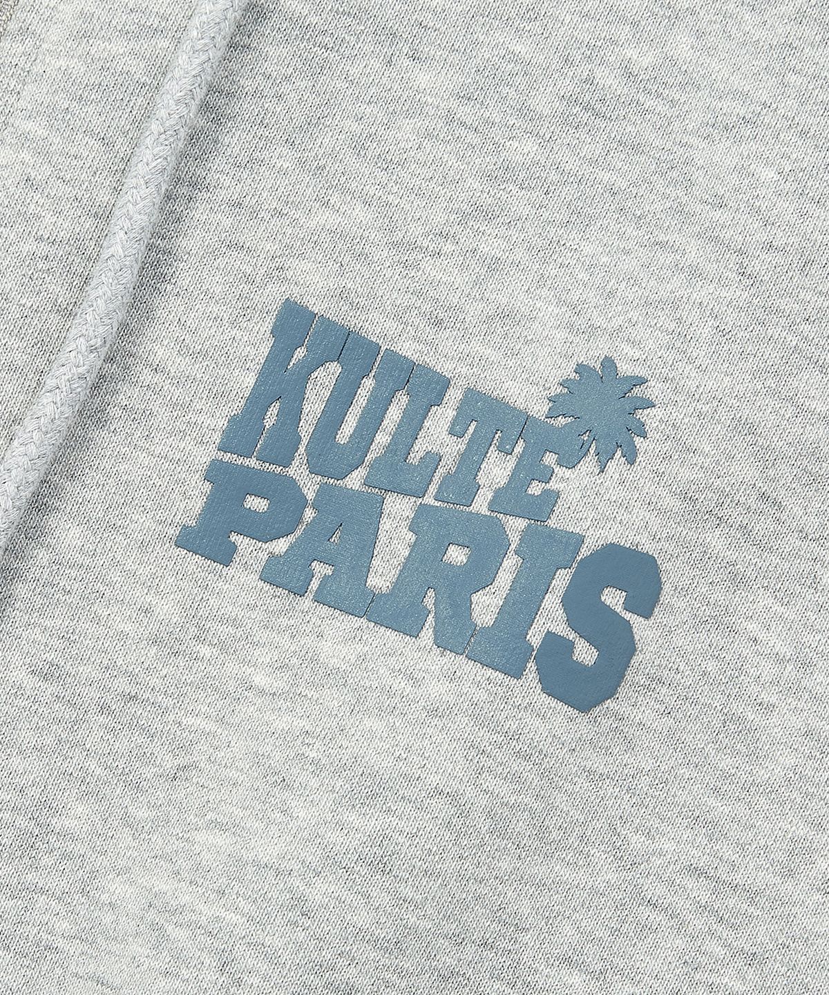 쿨트(KULTE) PALM TREE HOOD VEST MGREY