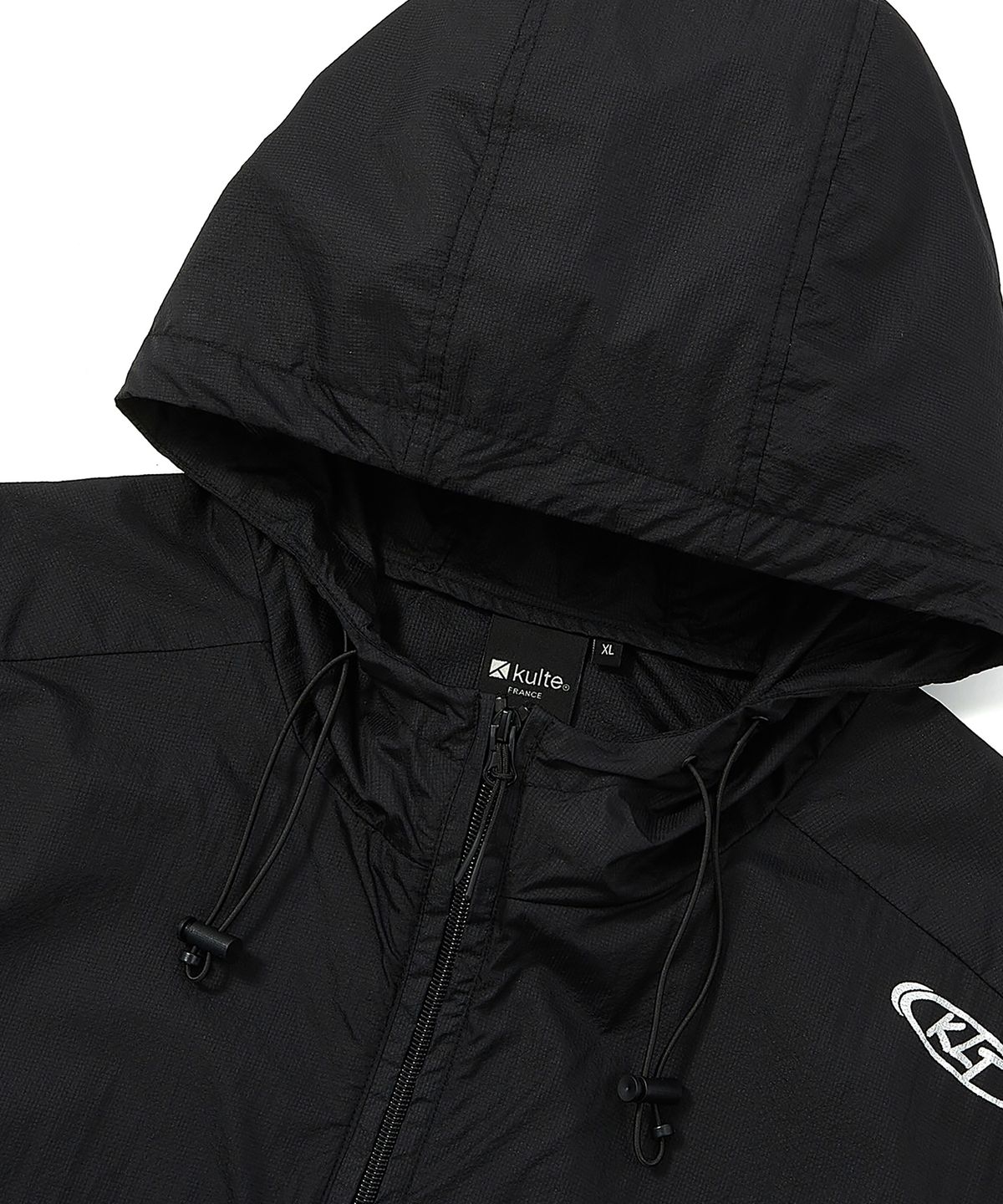 쿨트(KULTE) UTILITY NYLON HOOD VEST BLACK
